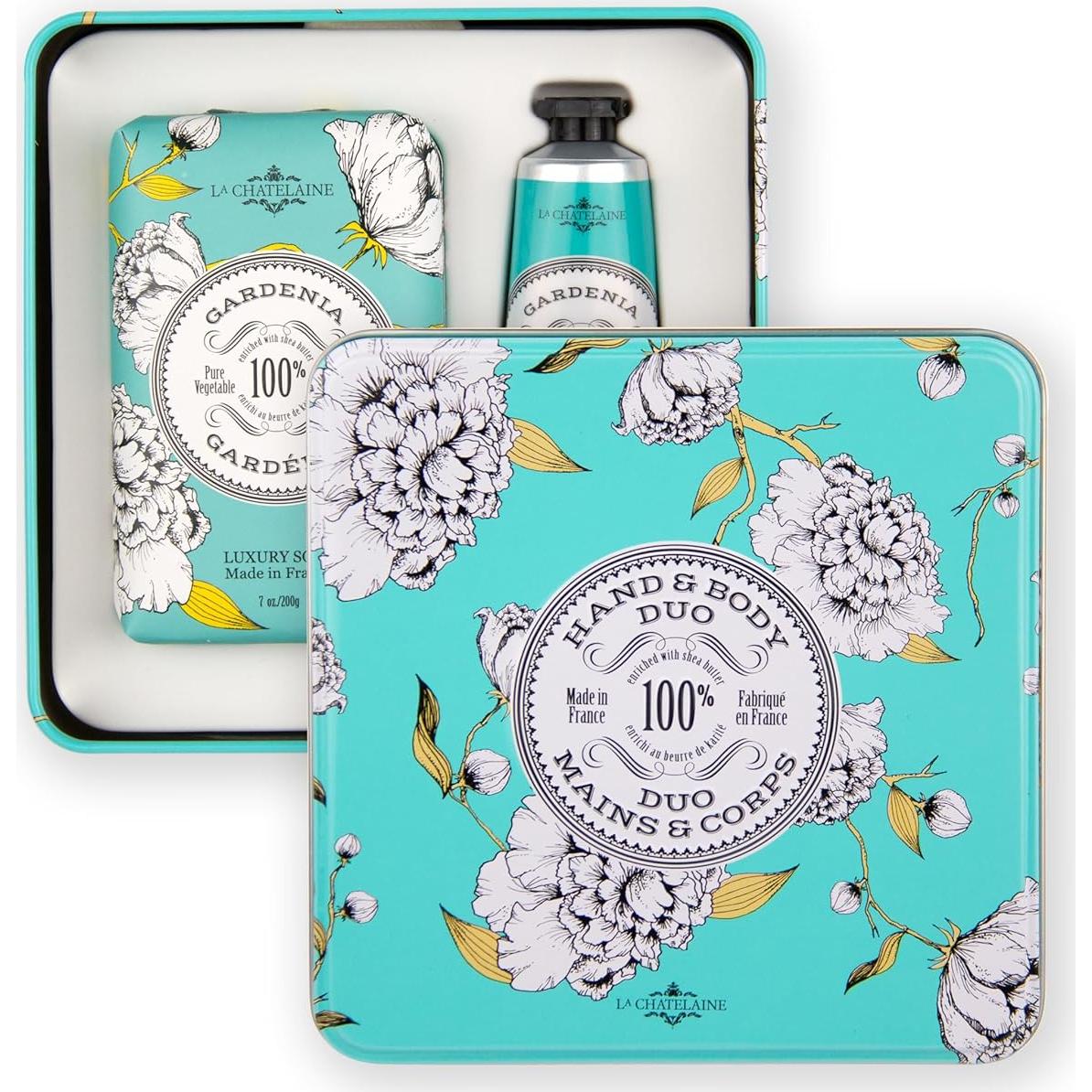 Set de Regalo Jabón Gardenia y Crema de Manos La Chatelaine