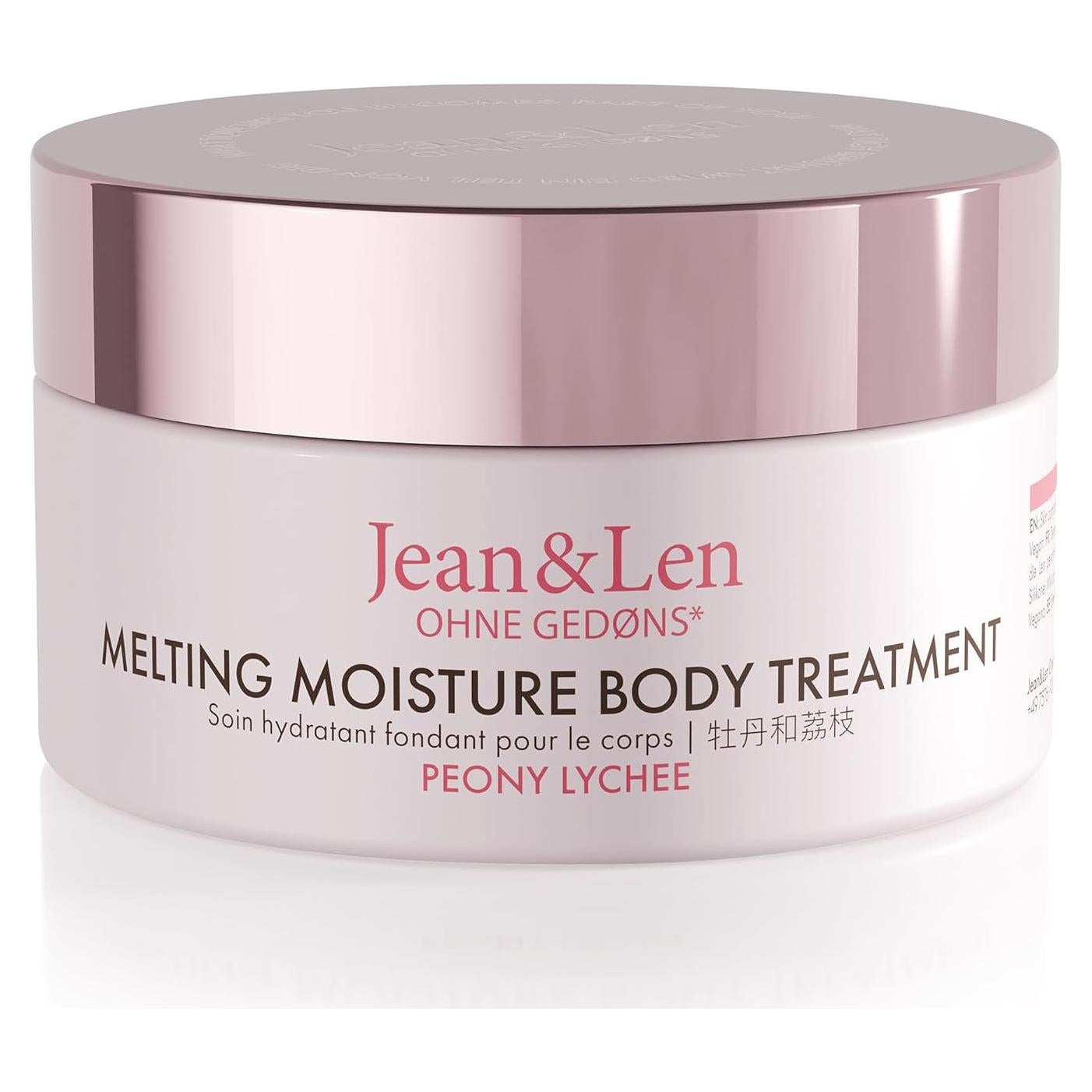 Manteca Corporal Hidratante Jean & Len 200 ml Peonía & Lichi