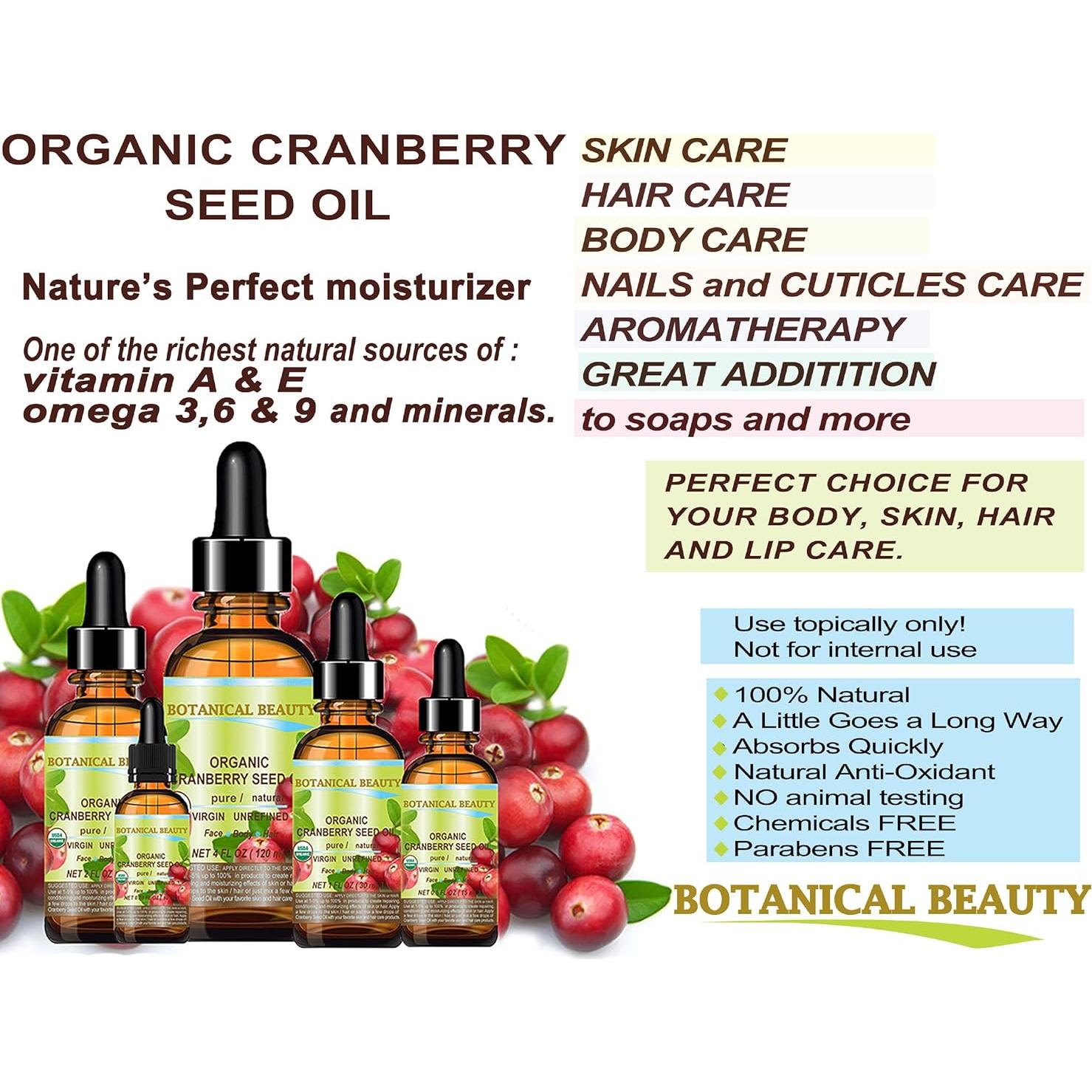 Aceite de Semilla de Arándano Orgánico 30 ml - Hidratante Natural