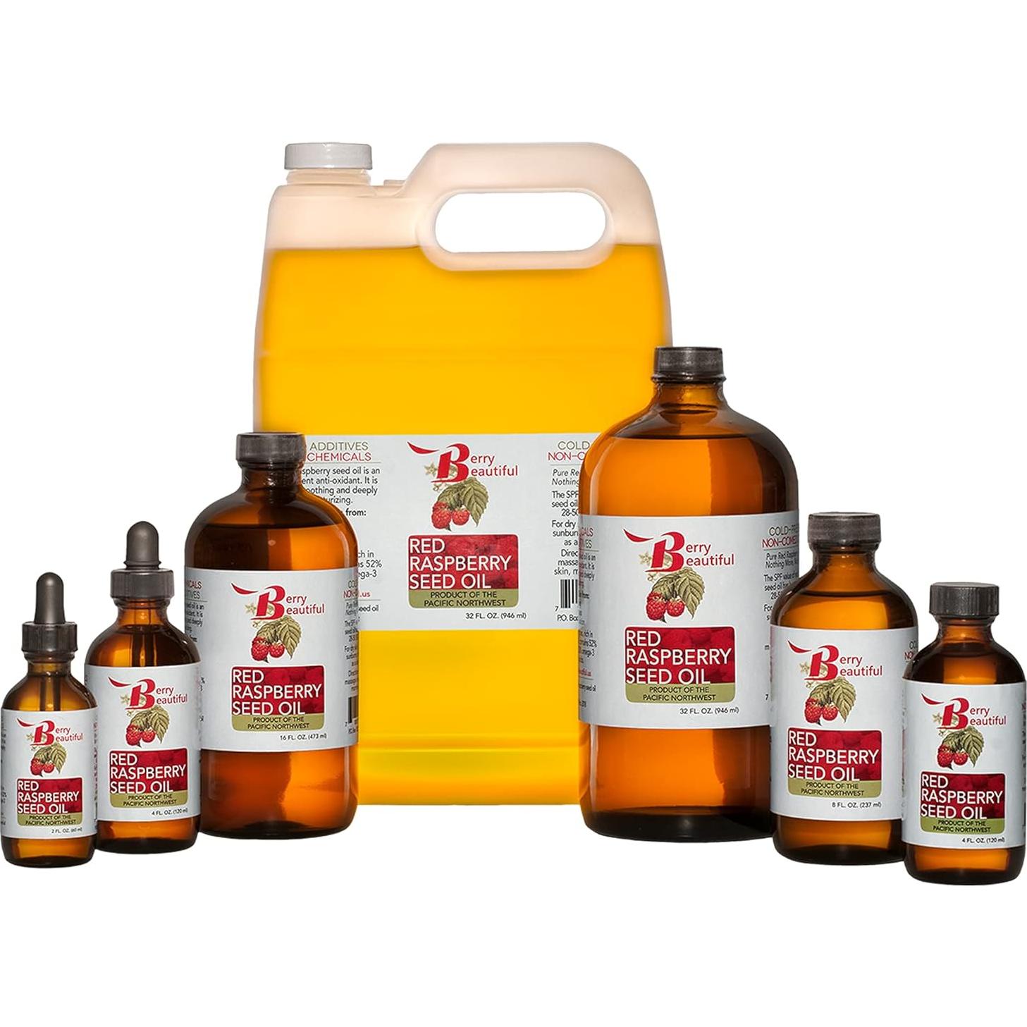 Aceite de Semilla de Frambuesa Roja Berry Beautiful 118 ml