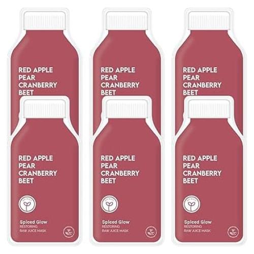 Máscara Facial Restauradora ESW Belleza - 6 Pack Manzana, Pera y Arándano