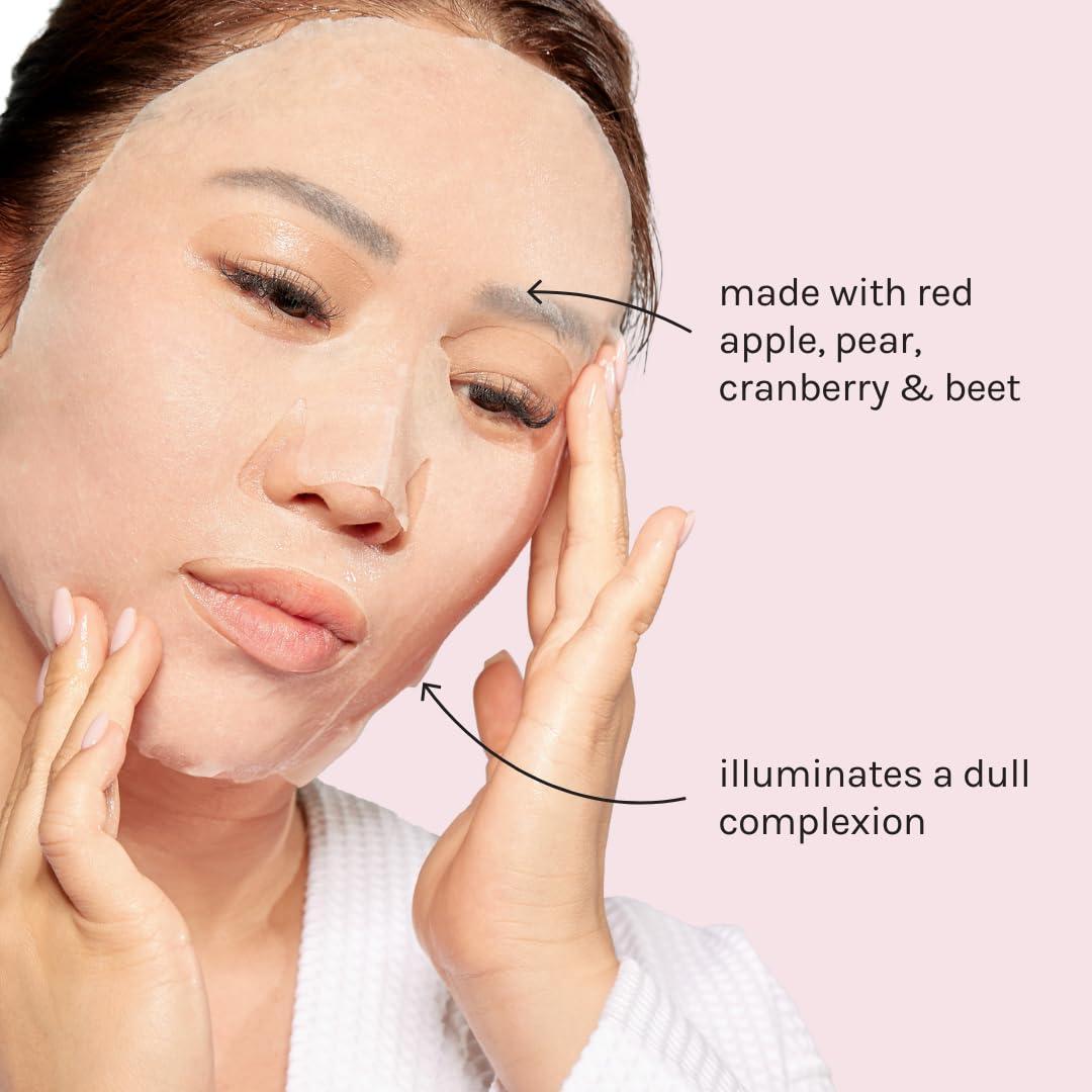 Máscara Facial Restauradora ESW Belleza - 6 Pack Manzana, Pera y Arándano