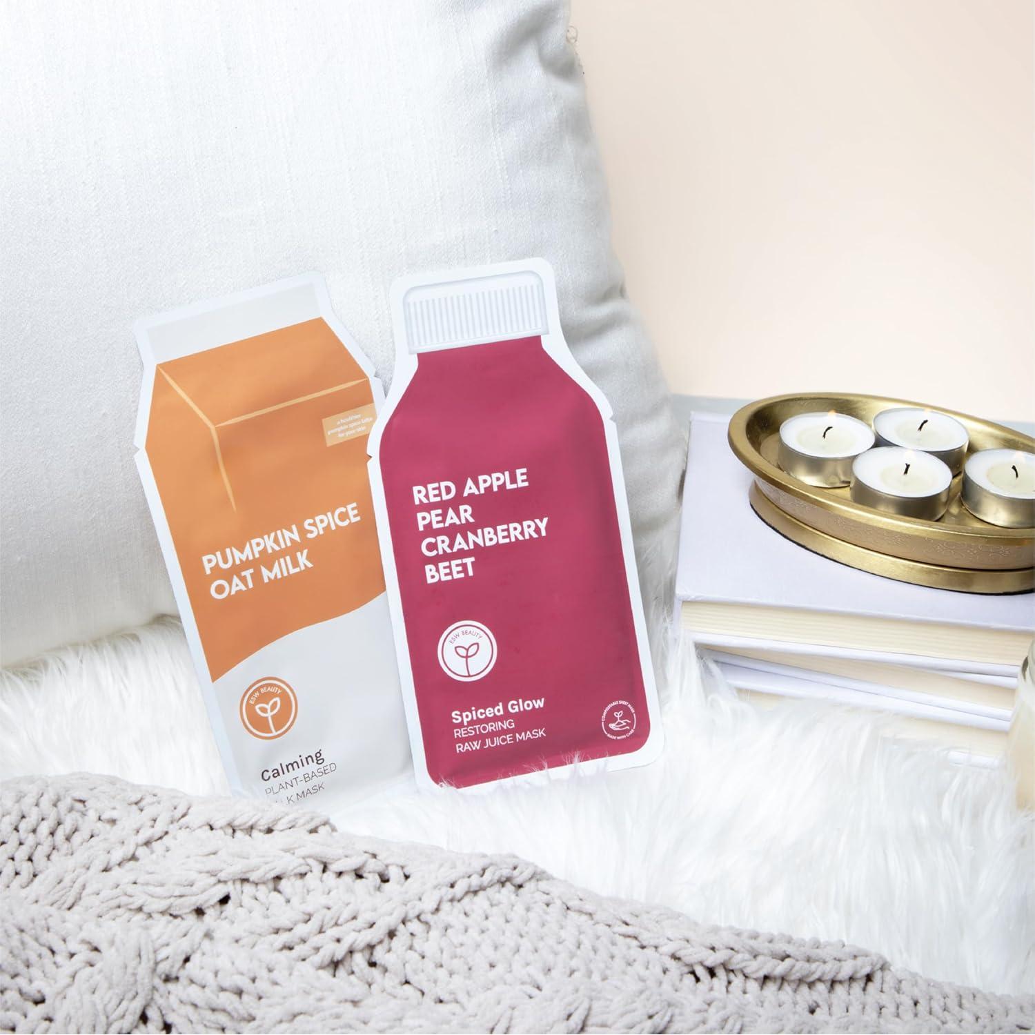 Máscara Facial Restauradora ESW Belleza - 6 Pack Manzana, Pera y Arándano