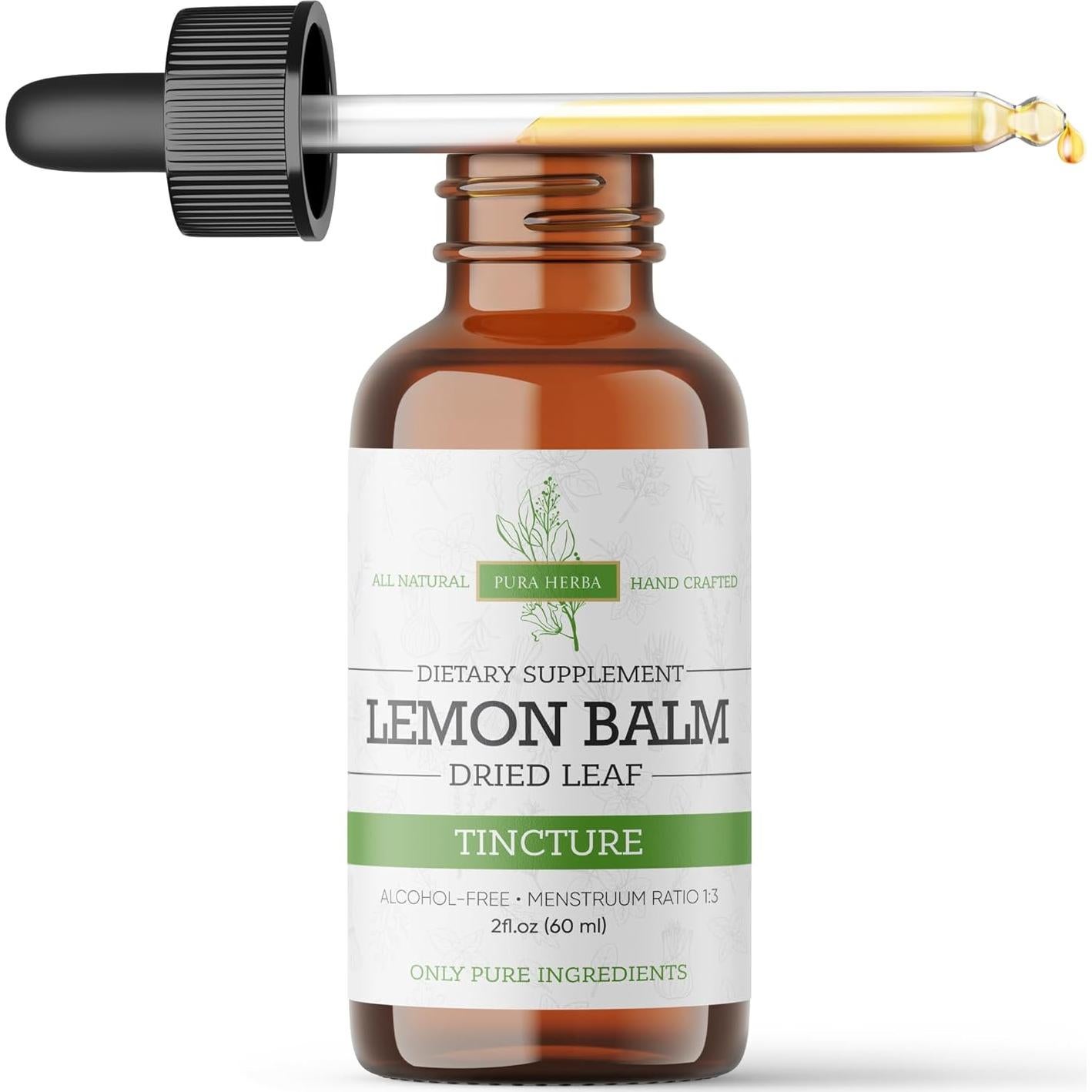 Tintura de Bálamo Limón Pura Herba 118.3 ml - Sin Alcohol