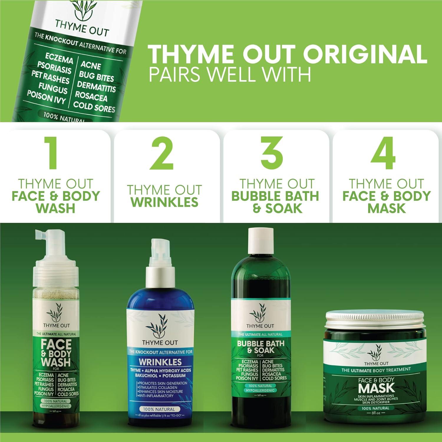 Spray Antipicazón Thyme Out 118ml - Alivio Eczema y Psoriasis