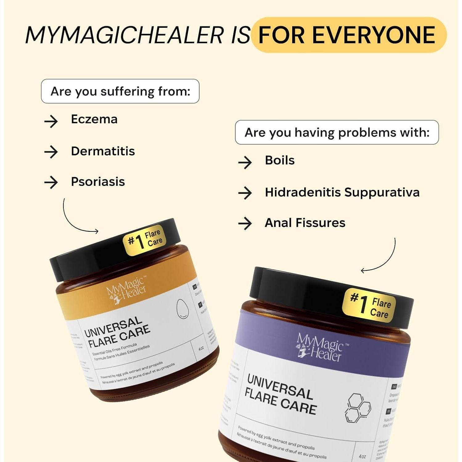 MyMagicHealer Cuidado de Erupciones 113.4 g - Foliculitis, Acné