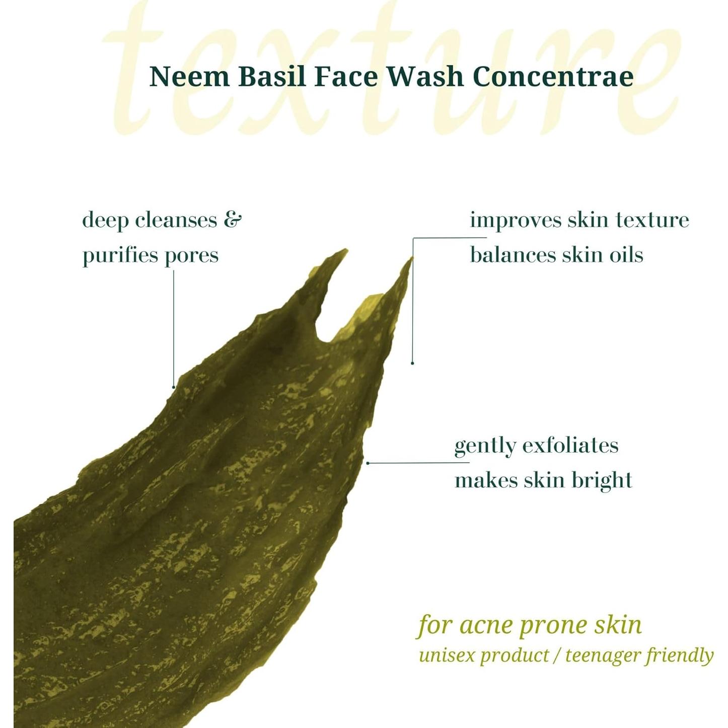 Limpiador Facial Concentrado Neem y Albahaca 124g - Erina