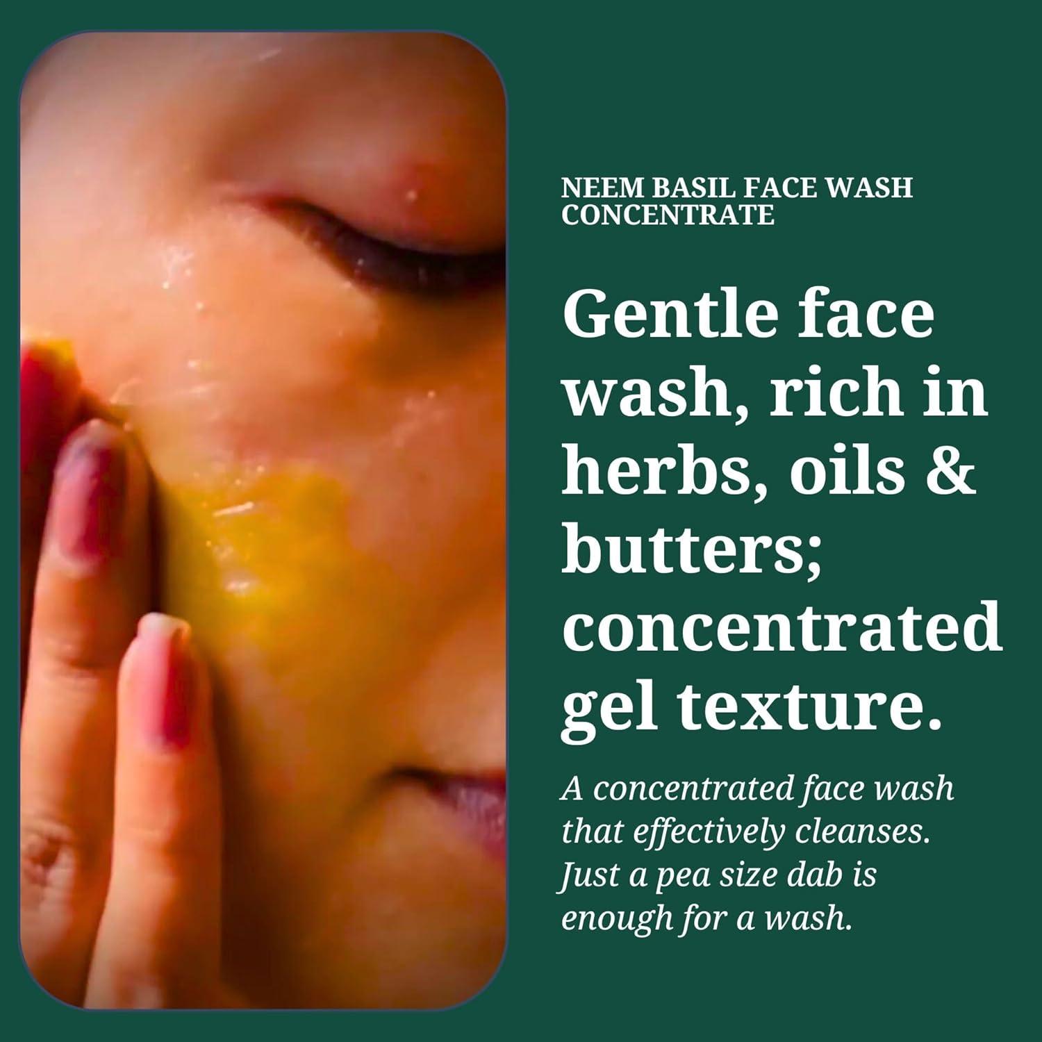 Limpiador Facial Concentrado Neem y Albahaca 124g - Erina