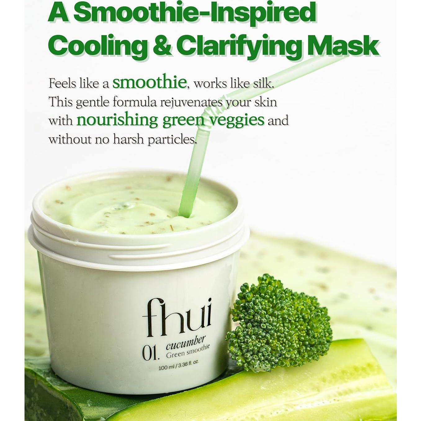 Mascarilla Facial Batido Verde de Pepino NOWCOS 134g - Cuidado Piel