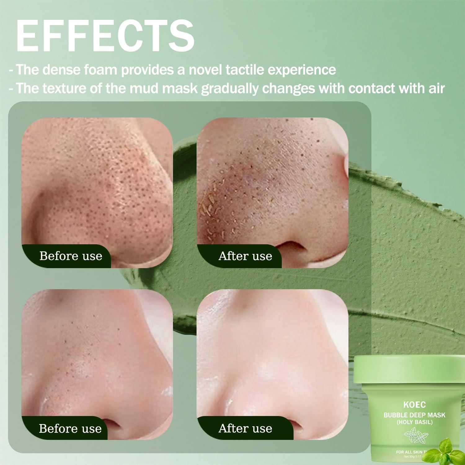 Mascarilla Facial Espumosa Albahaca Sagrada 90g - XUHUIT