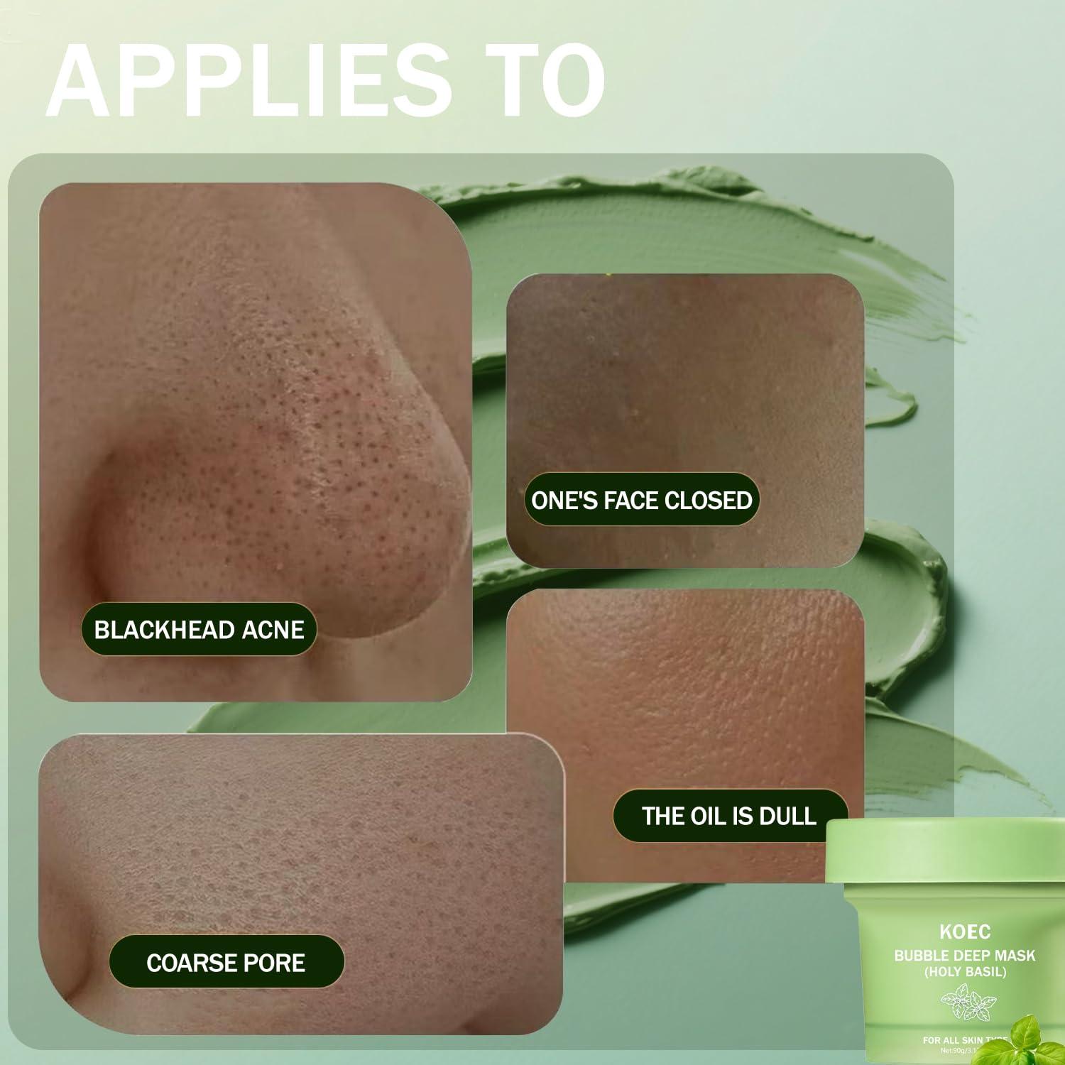 Mascarilla Facial Espumosa Albahaca Sagrada 90g - XUHUIT