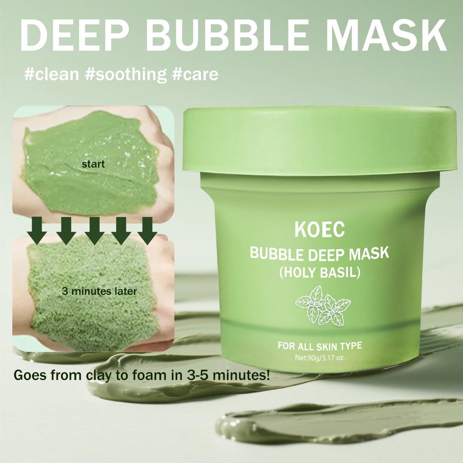 Mascarilla Facial Espumosa Albahaca Sagrada 90g - XUHUIT