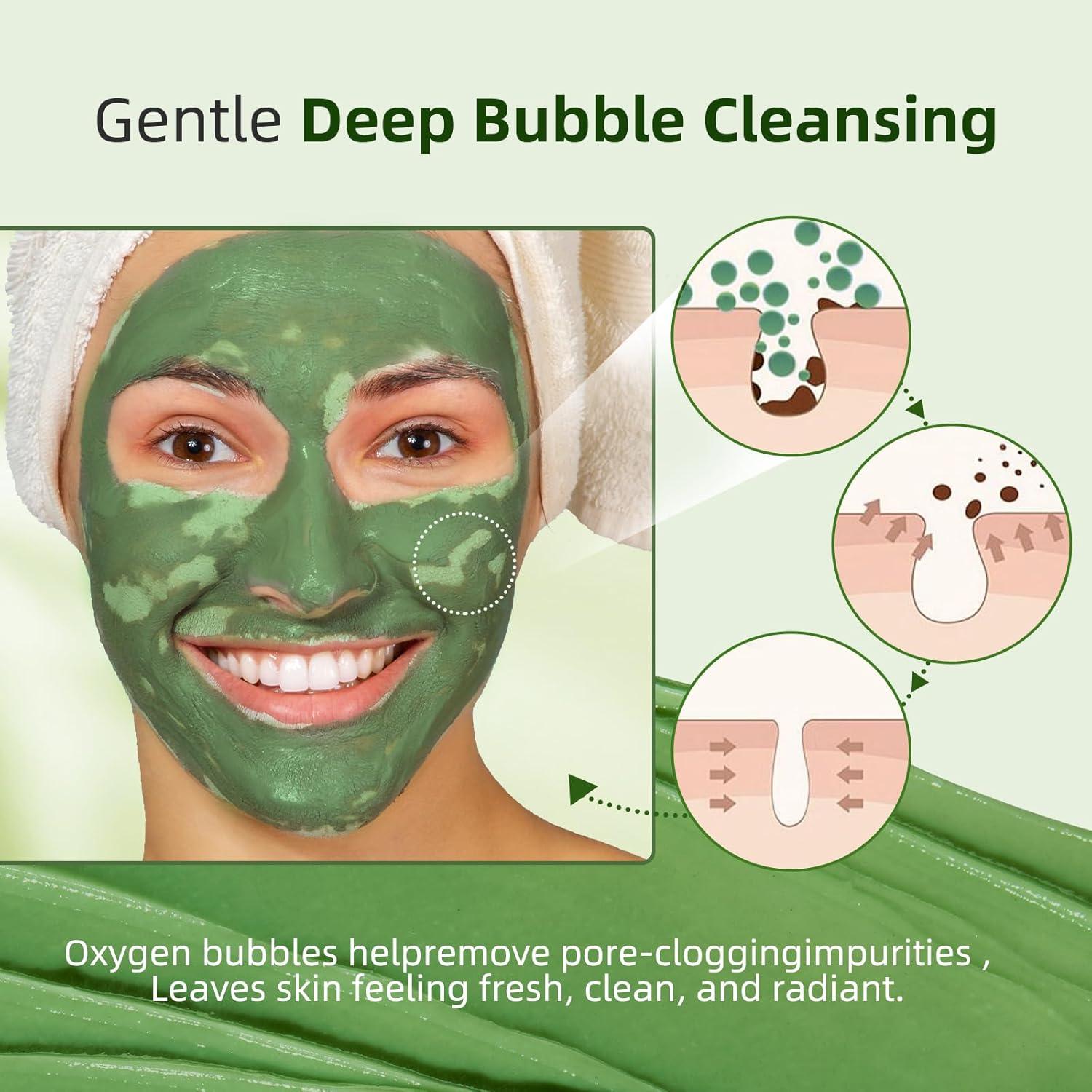 Mascarilla Burbuja OLELON Albahaca Sagrada 100g - Limpieza Profunda