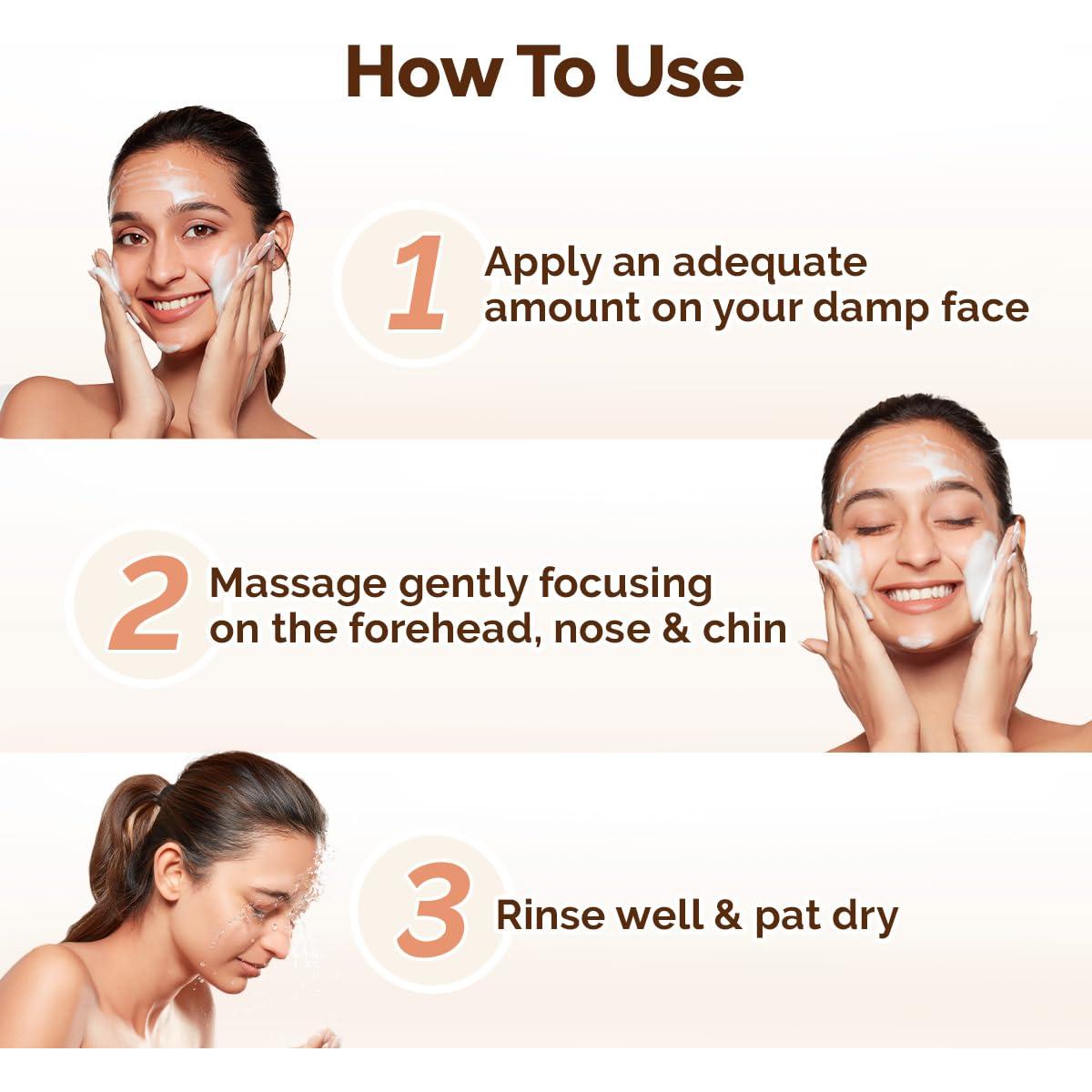 Limpiador Facial Sin Aceite Mamaearth 100 ml - Piel Normal a Grasa