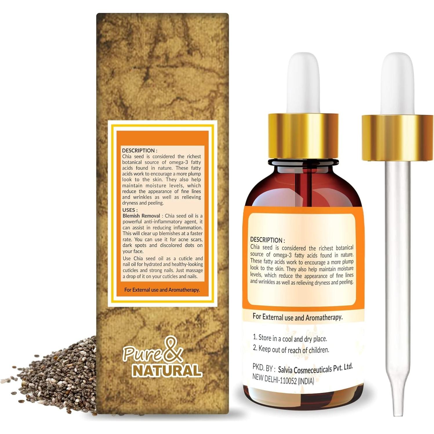 Aceite de Semilla de Chía Crysalis 30ml - Puro y Natural