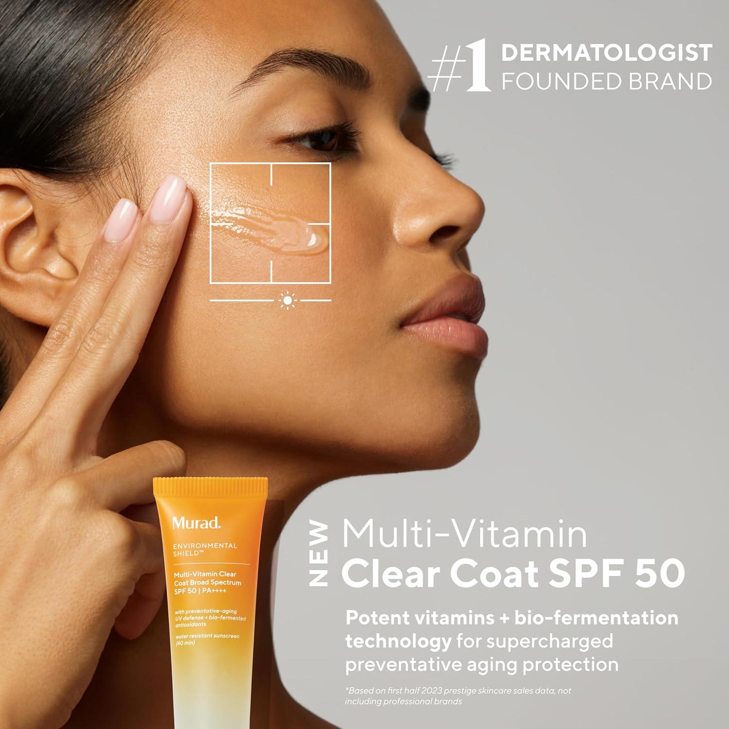 Protector Solar Murad Multi-Vitamin SPF 50 50ml - Ligero y Sin Residuos