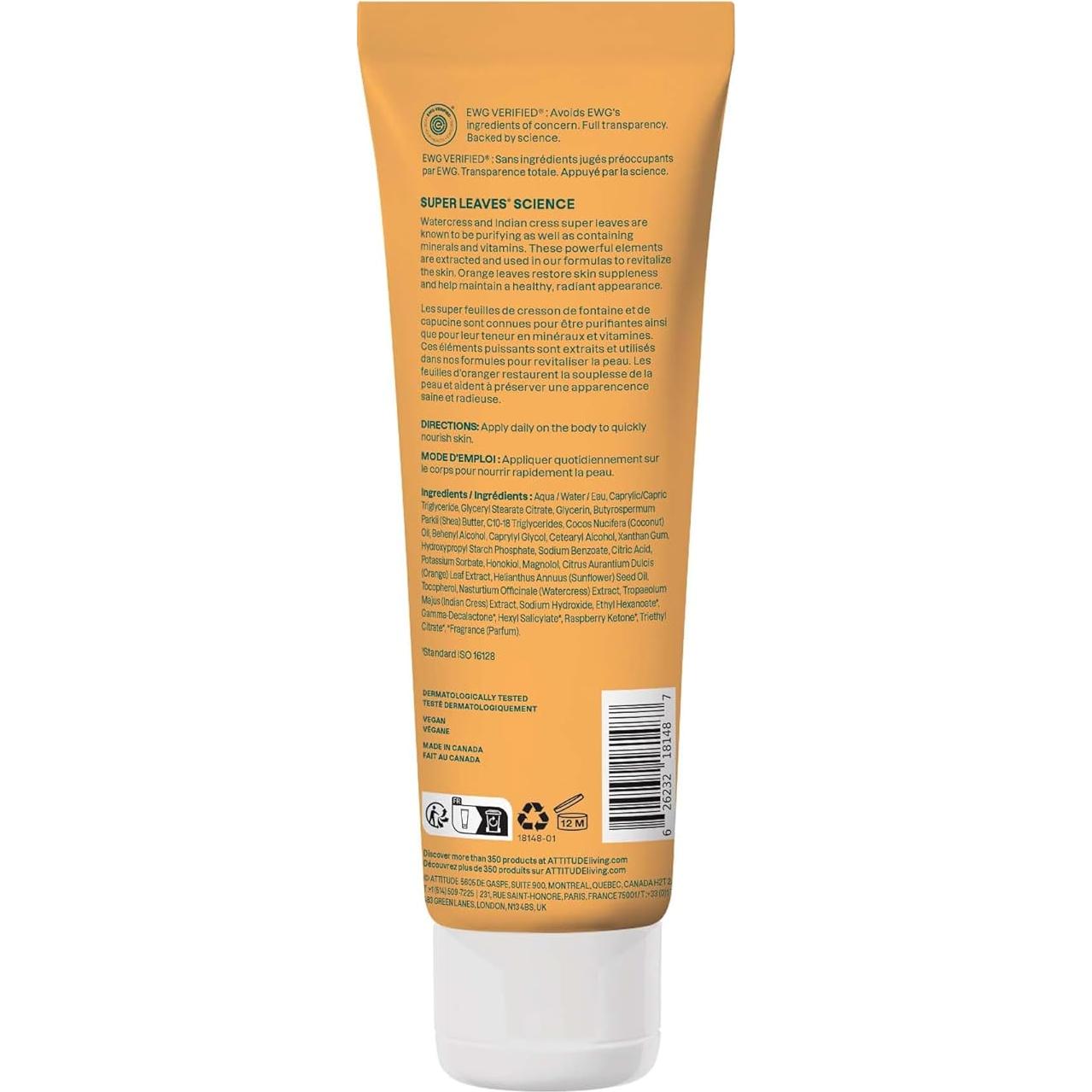 Loción Corporal ATTITUDE 236.6 ml Vegana Eucalipto y Naranjo