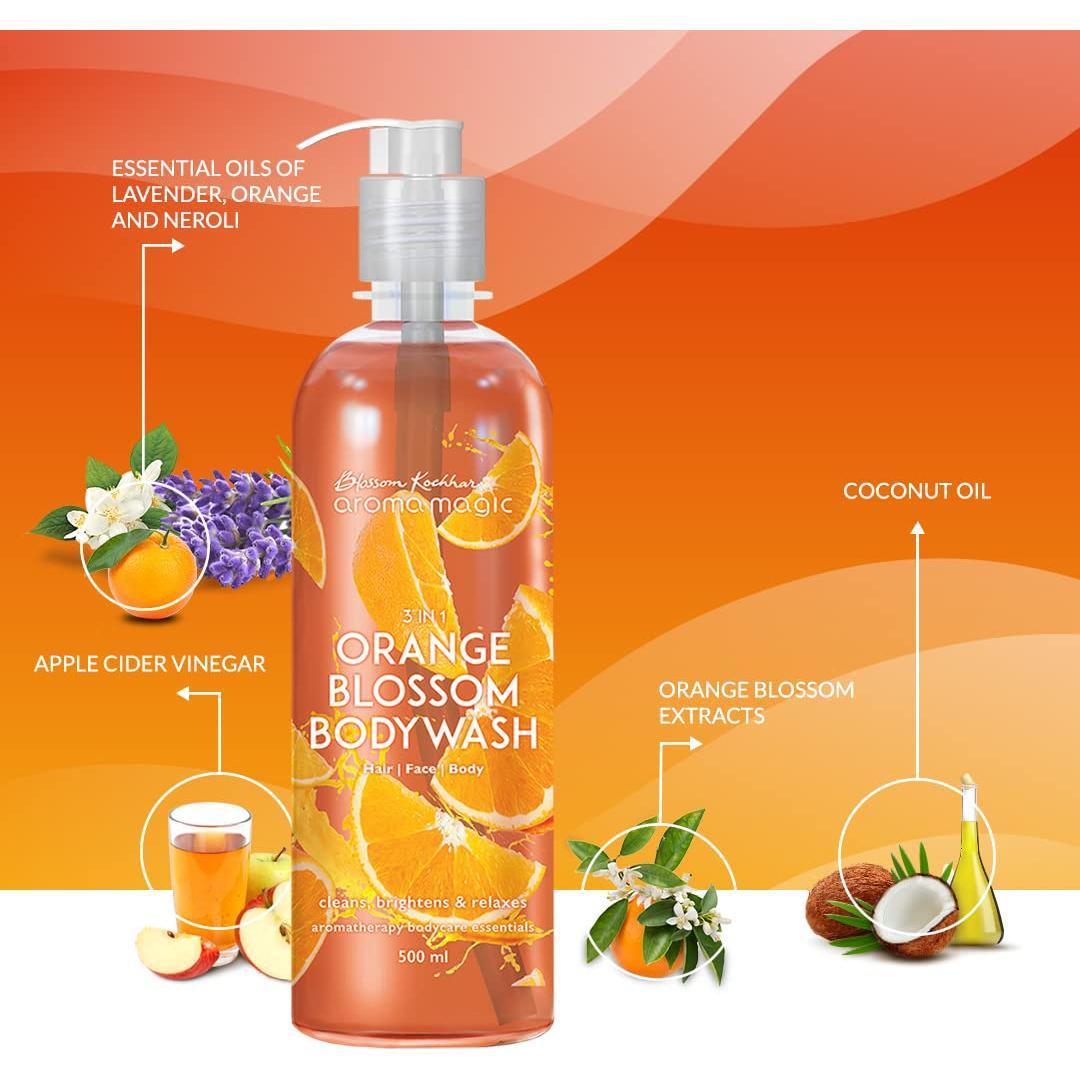 Gel de Ducha 3-en-1 Aroma Magic Flor de Naranjo 220ml