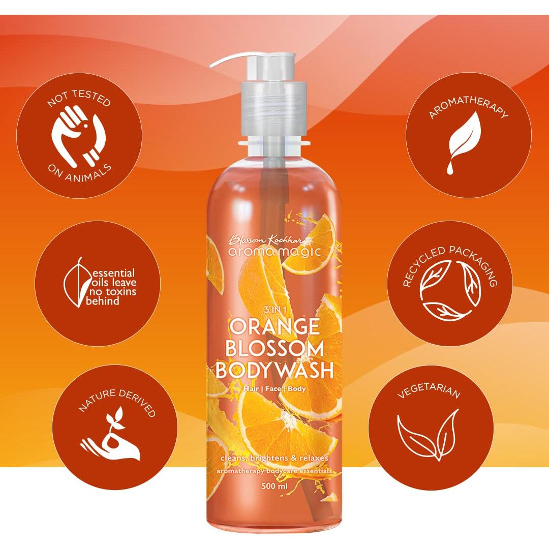 Gel de Ducha 3-en-1 Aroma Magic Flor de Naranjo 220ml