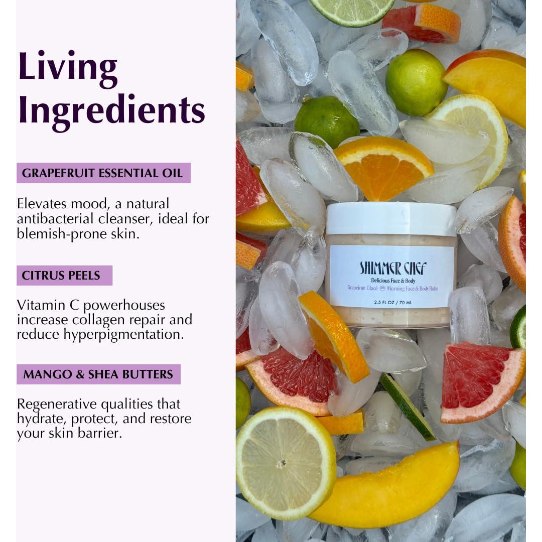 Bálsamo Glaseado de Toronja Shimmer Chef 70.87 g Hidratante