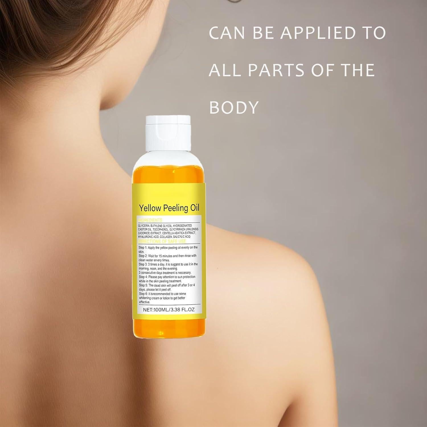 Aceite Exfoliante Amarillo HWM 100 ml - Peeling Químico Suave para Todo Tipo de Piel