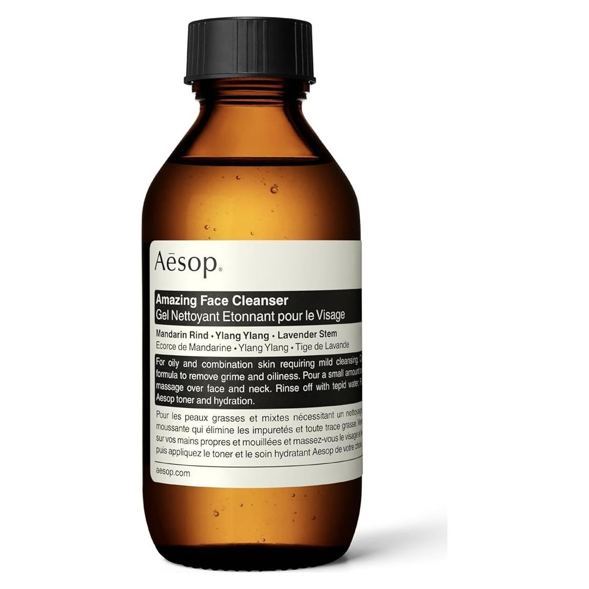Aesop Amazing Face Cleanser | Non-Drying Daily Cleanser to Remove Grime and Oils | Cleanse and Refresh The Skin Without Disturbing Its Natural Balance | Travel Size | 3.3 oz / 100 mL