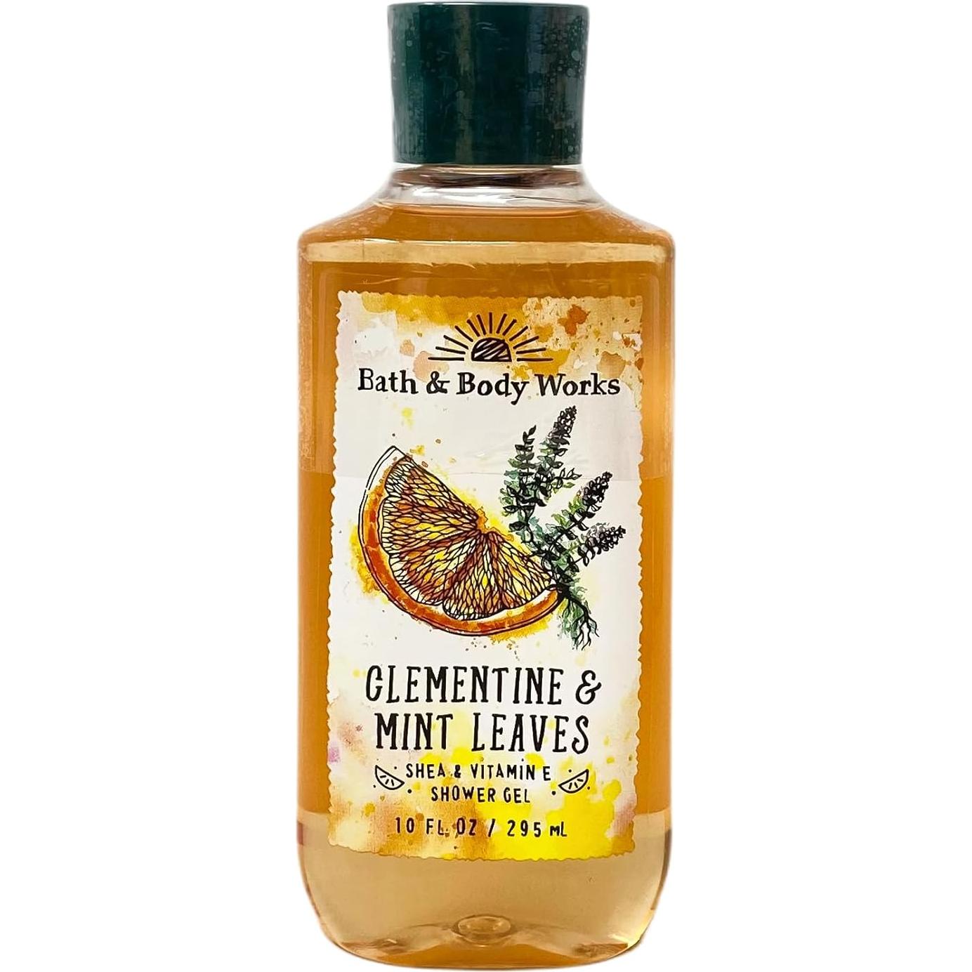 Paquete Gel de Ducha Clementina y Menta Bath & Body Works 2x295mL