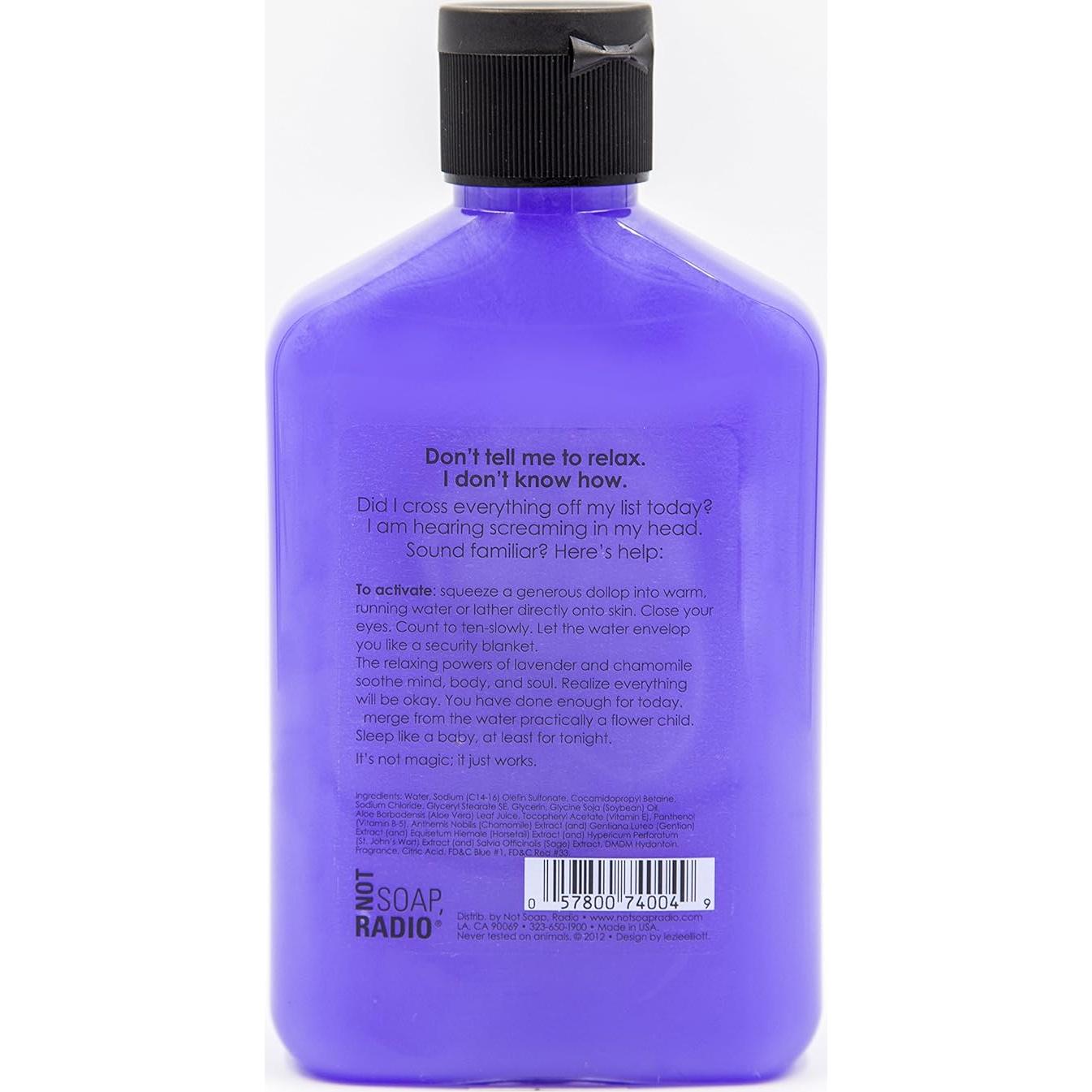 Gel de Baño Hidratante Not Soap, Radio 450g - Clementina y Lavanda