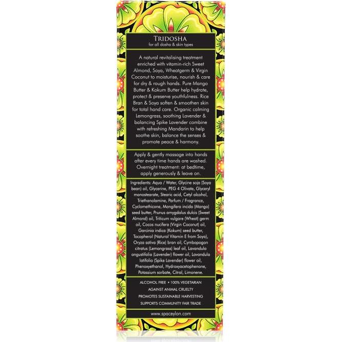 Crema Intensiva para Manos SPA CEYLON Limón y Mandarina 20g