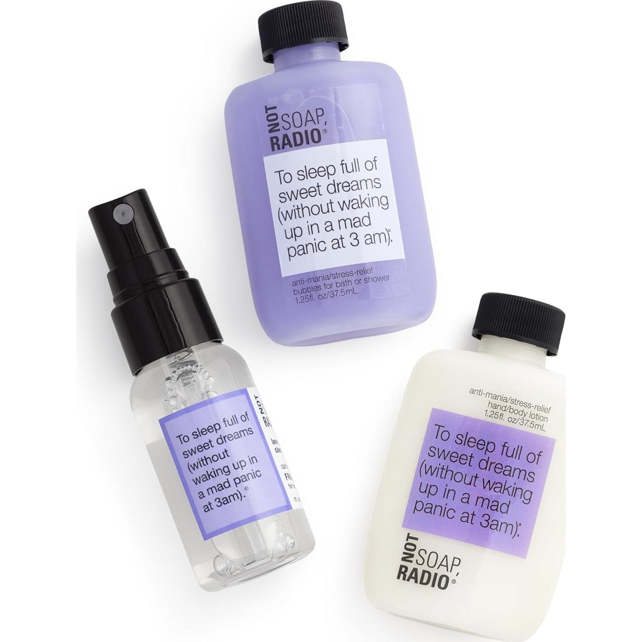 Mini Set de Regalo Not Soap, Radio - Aromaterapia Lavanda y Clementina