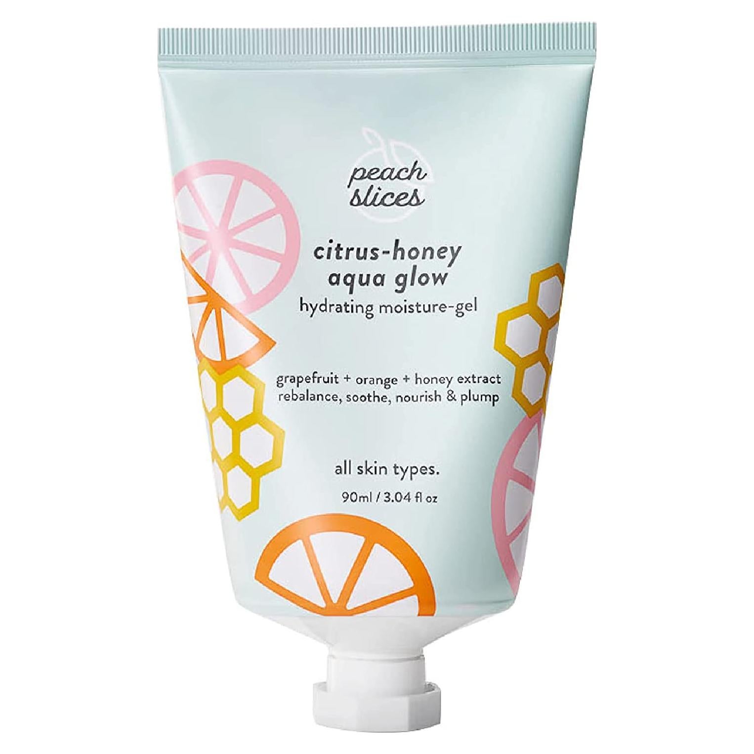 Hidratante Facial Rodajas de Durazno 86 g - Brillo Aqua Cítricos y Miel