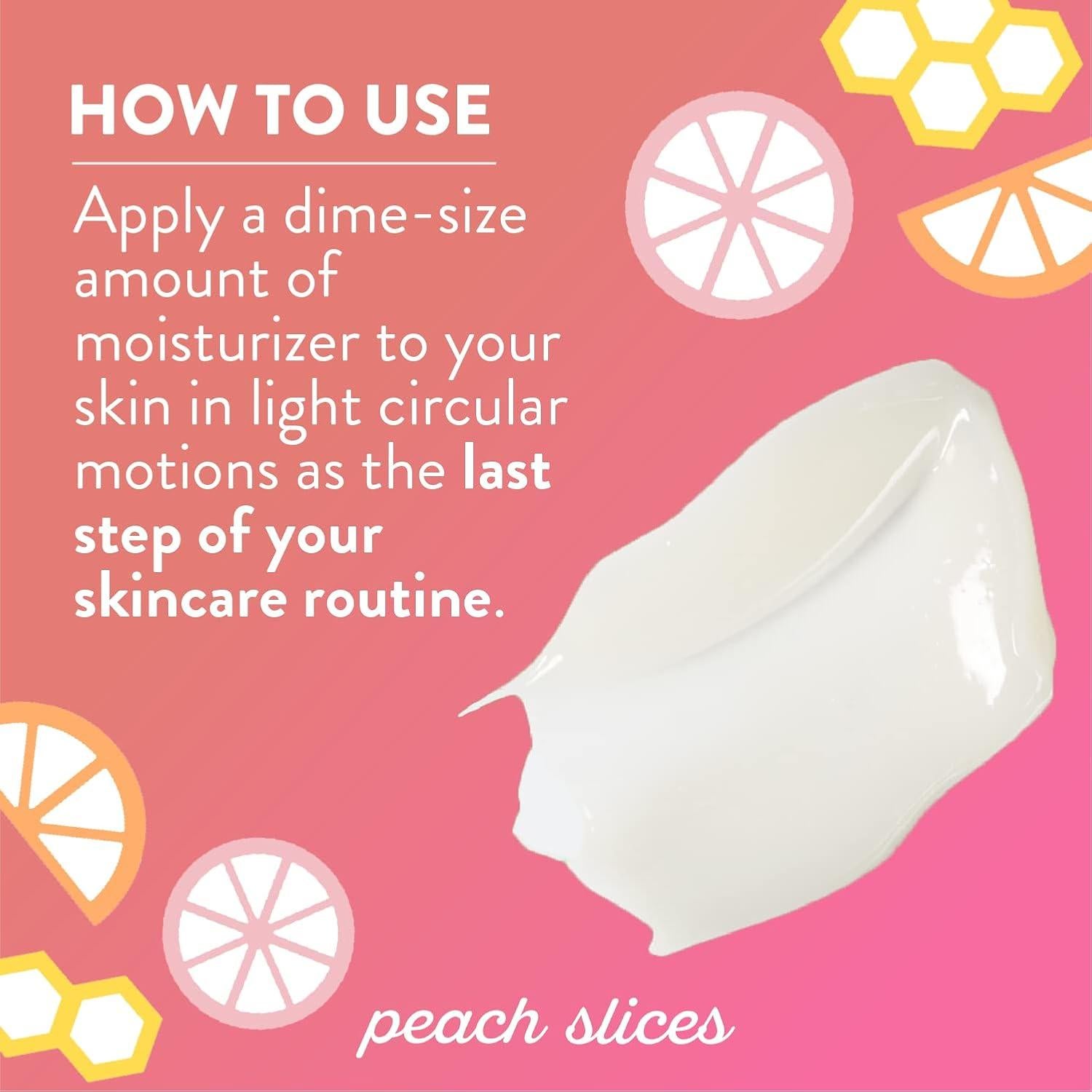 Hidratante Facial Rodajas de Durazno 86 g - Brillo Aqua Cítricos y Miel