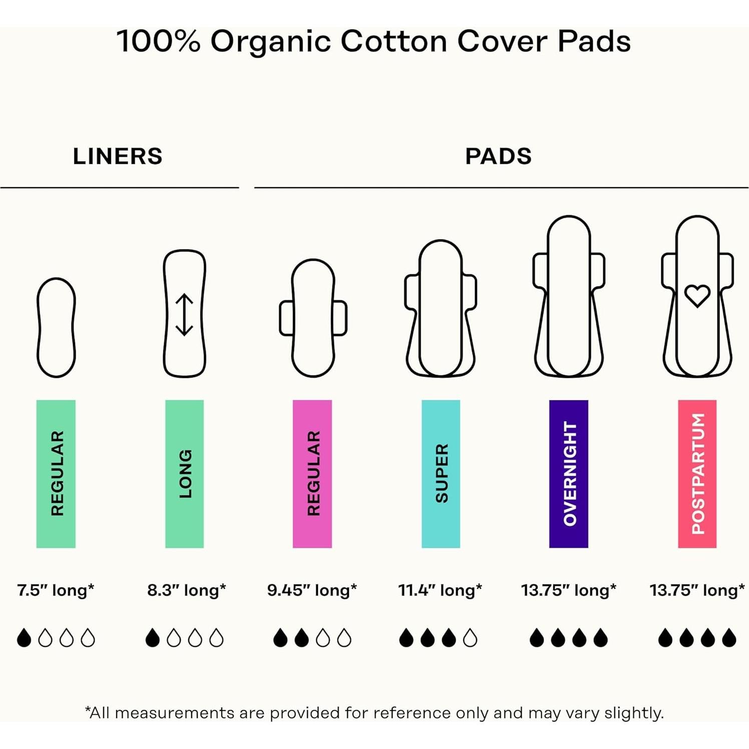 Compresas Sanitarias Herbales The Honey Pot - Flujo Regular 20 ct