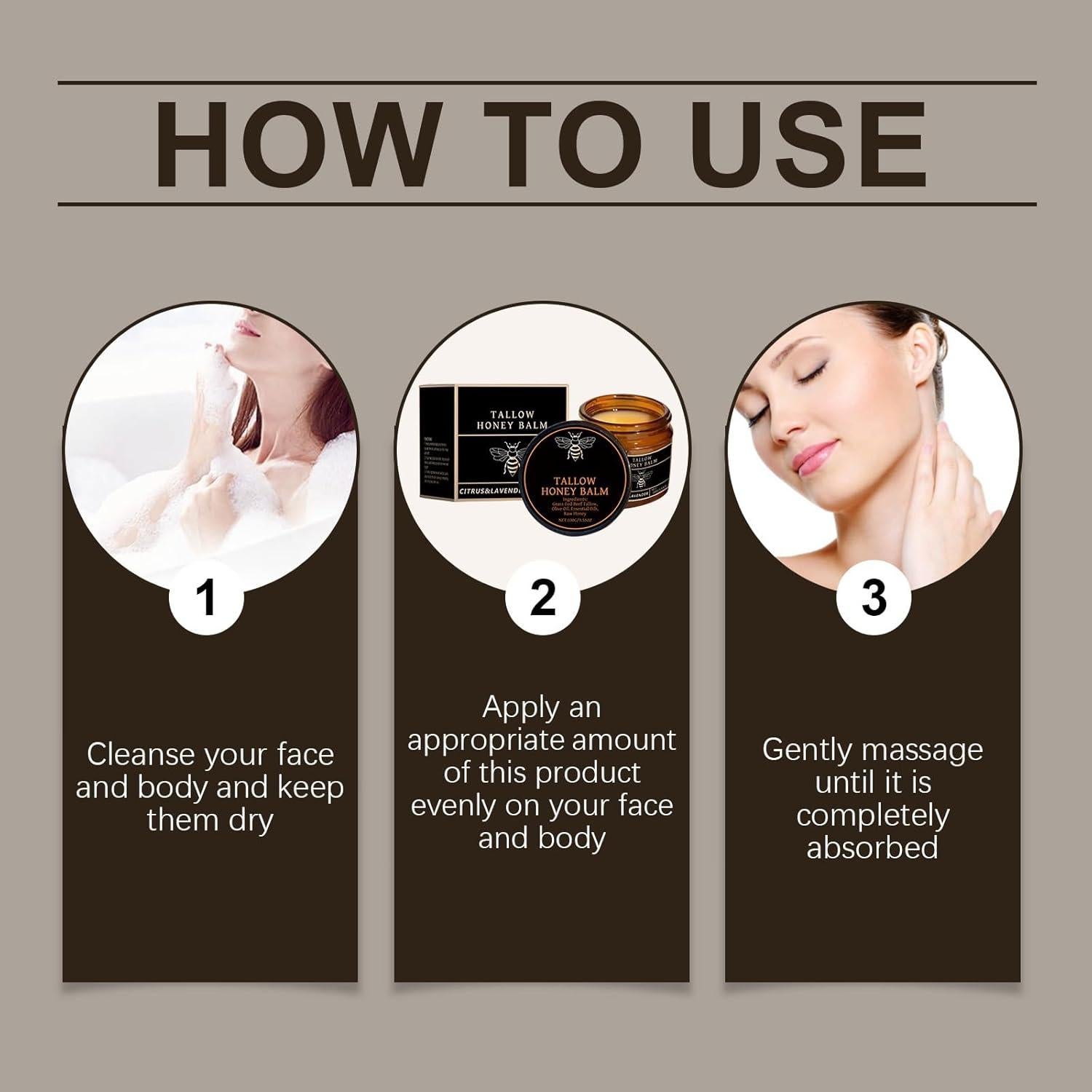 Bálsamo Hidratante CZ con Sebo de Res y Miel 100g