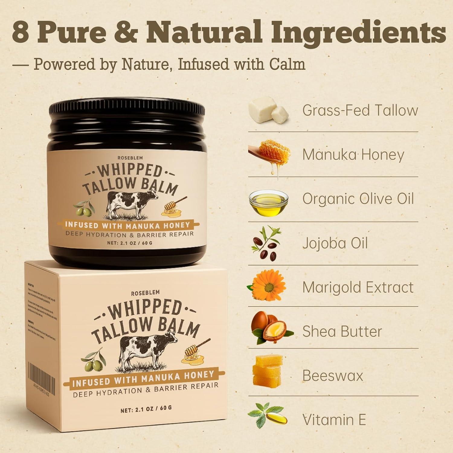 Bálsamo Hidratante Orgánico Roseblem 56.7 g para Piel Seca