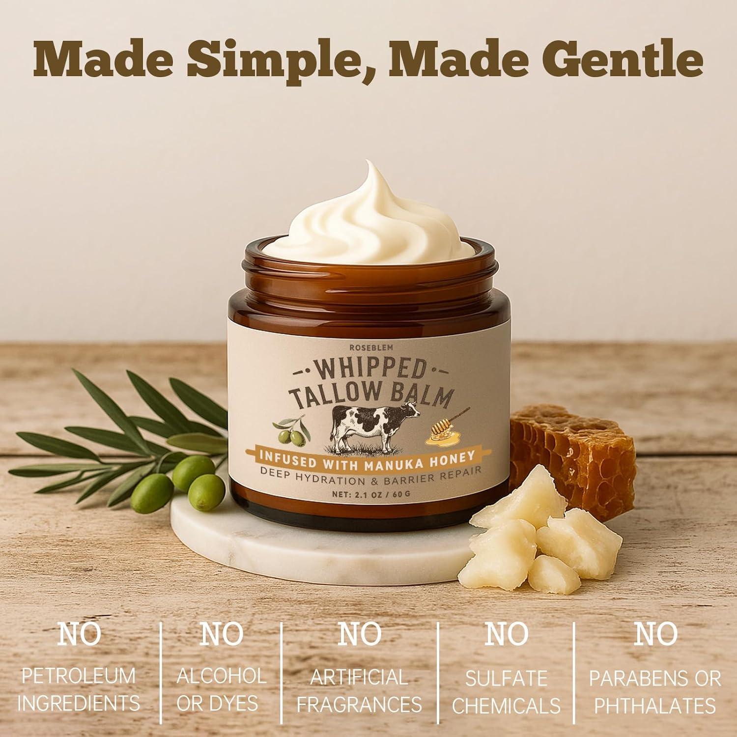 Bálsamo Hidratante Orgánico Roseblem 56.7 g para Piel Seca