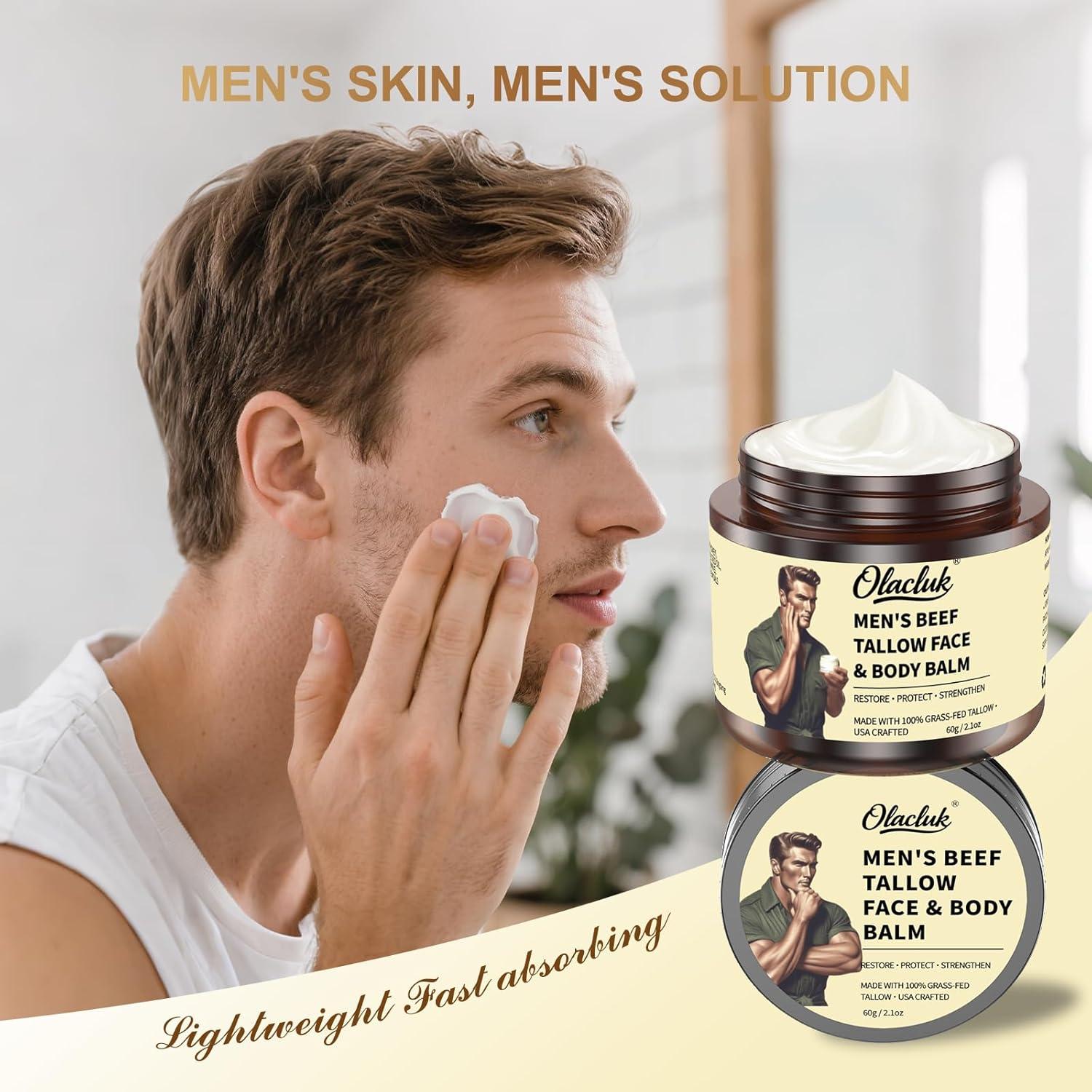 Bálsamo Hidratante Facial de Grasa de Res OLACLUK 56g