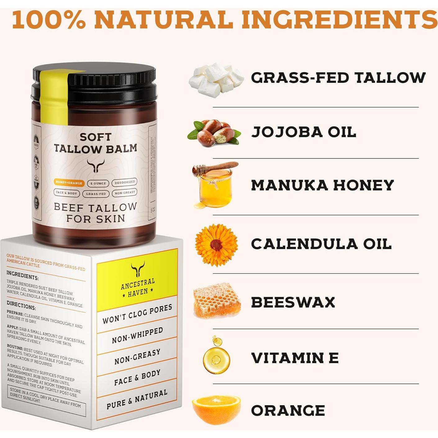 Bálsamo Hidratante Facial de Grasa de Res Altaerra 142g