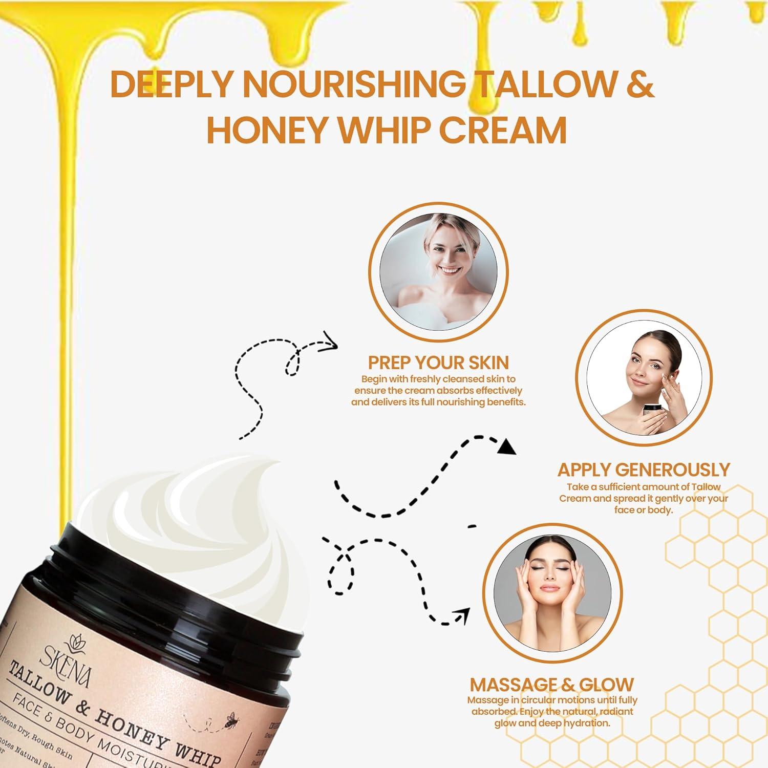 Hidratante Natural SKENA Cebo de Res 119g con Miel y Cera