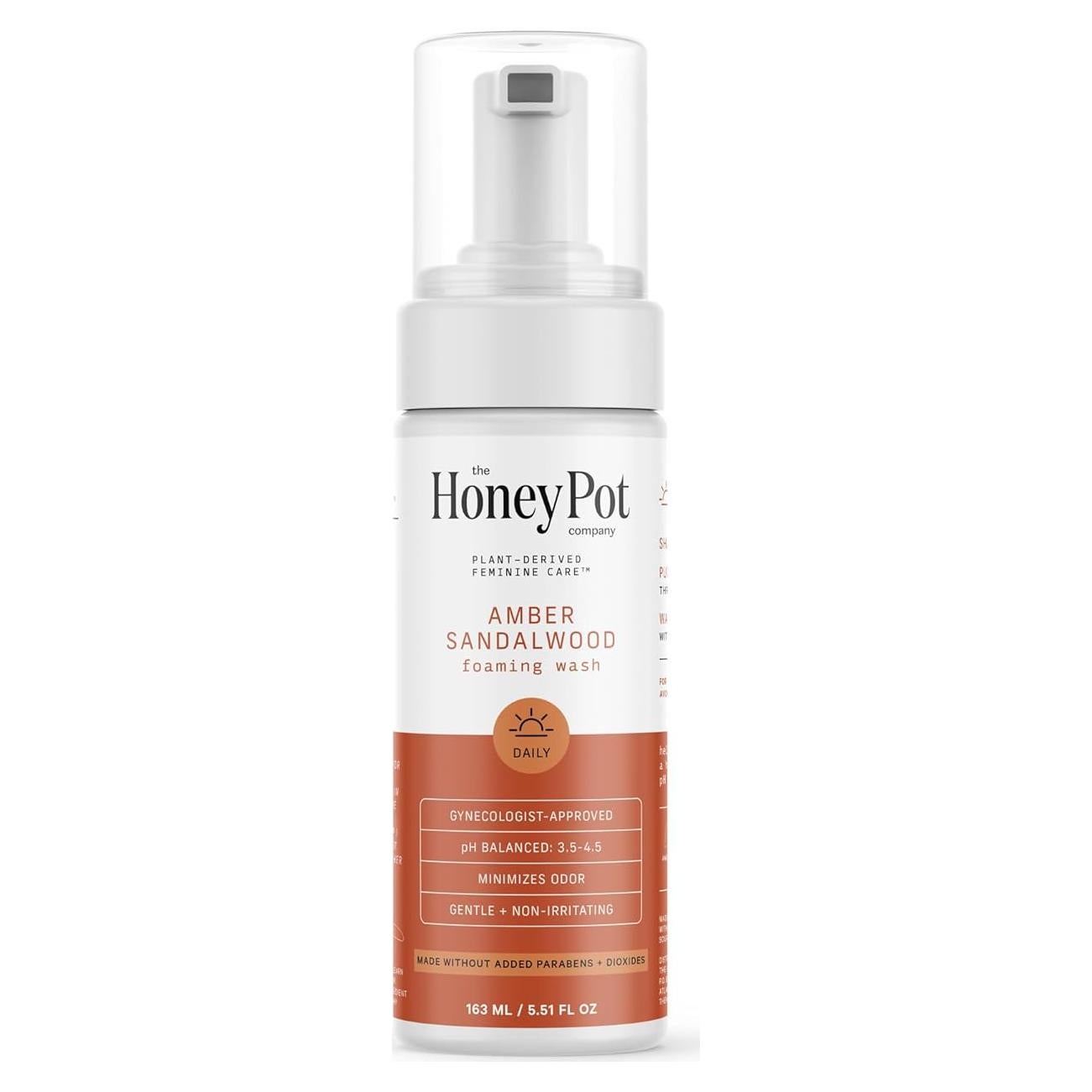 Lavado Íntimo Femenino The Honey Pot Sándalo Ámbar 163.66 ml
