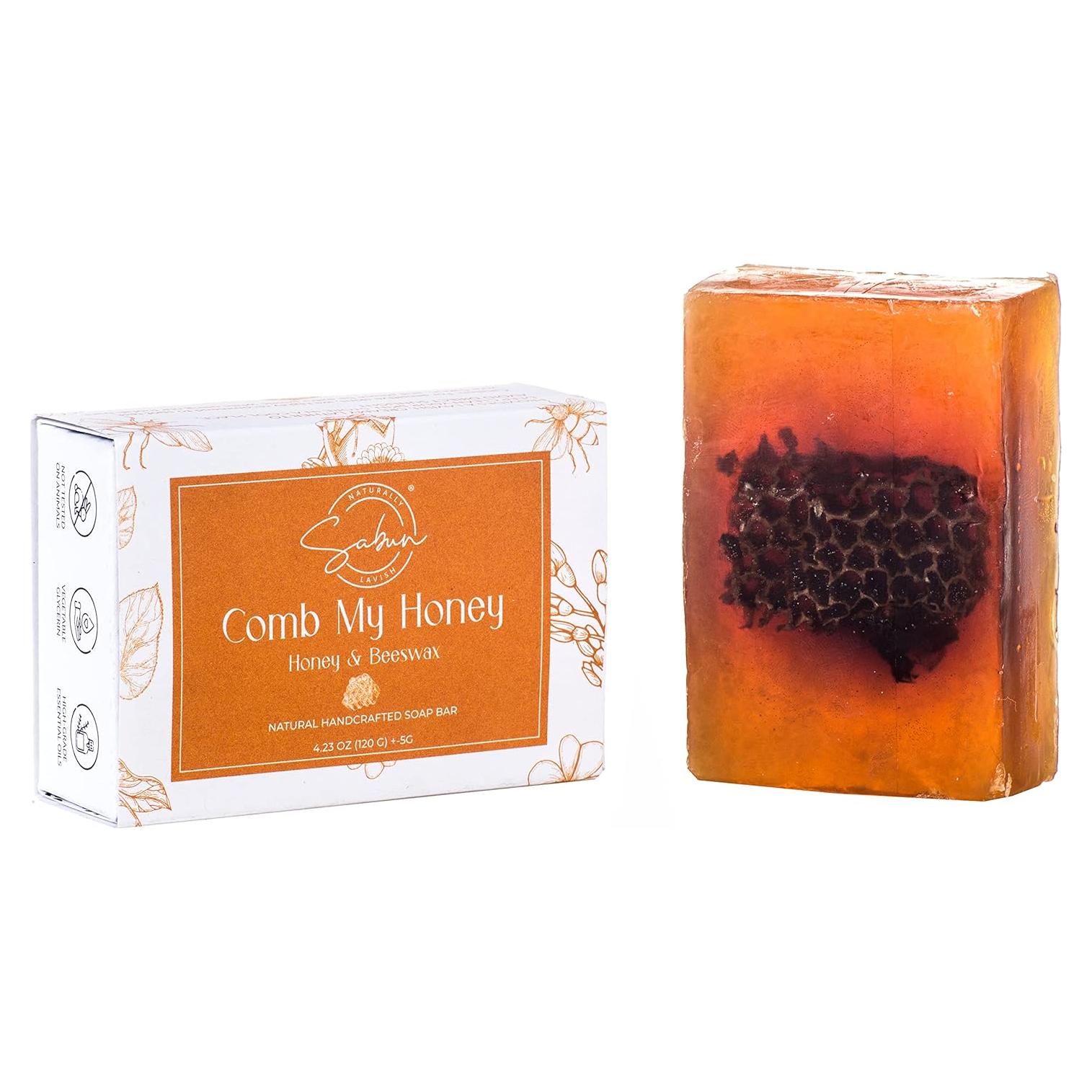 Jabón Natural Hidratante Jabón Co. Miel y Cera de Abeja 120g