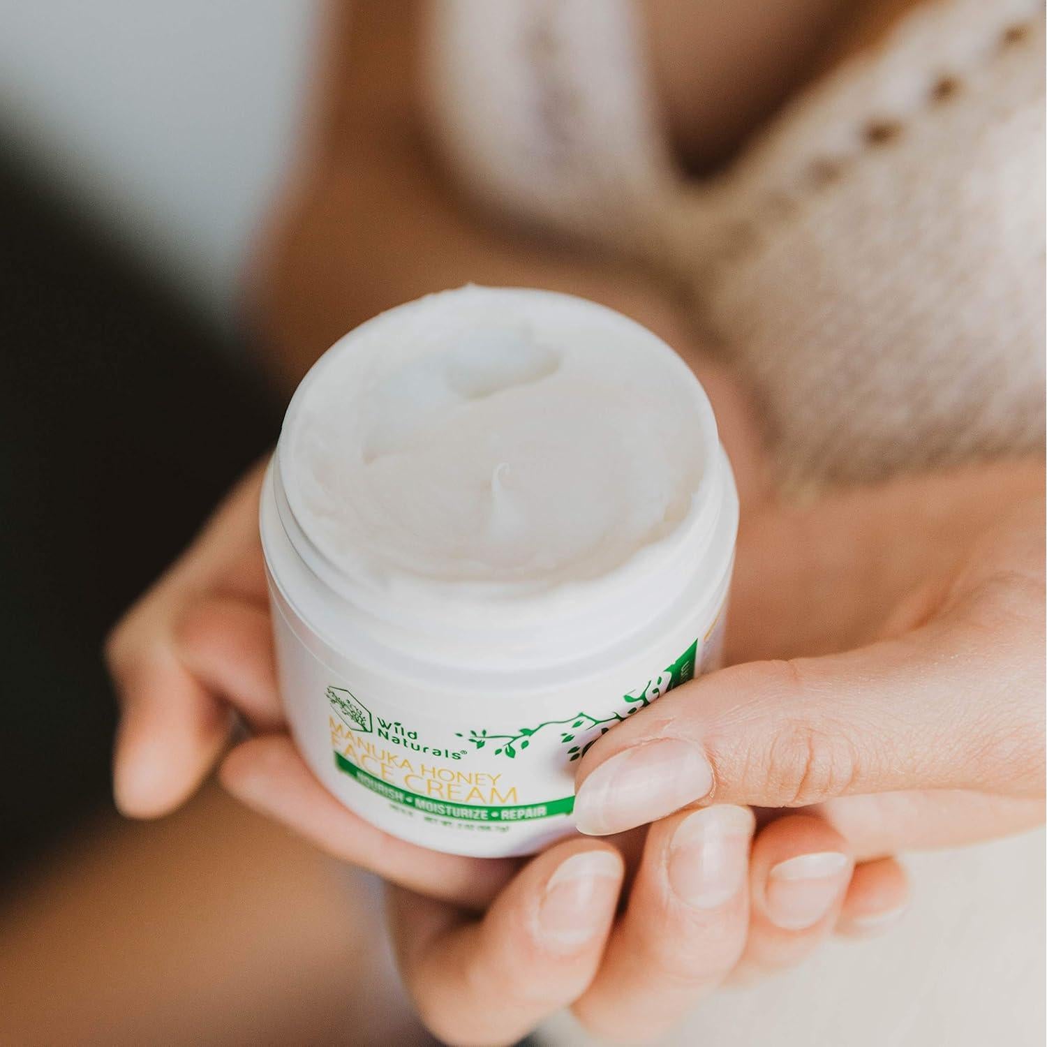 Crema Facial Hidratante Wild Naturals Miel de Manuka 104g