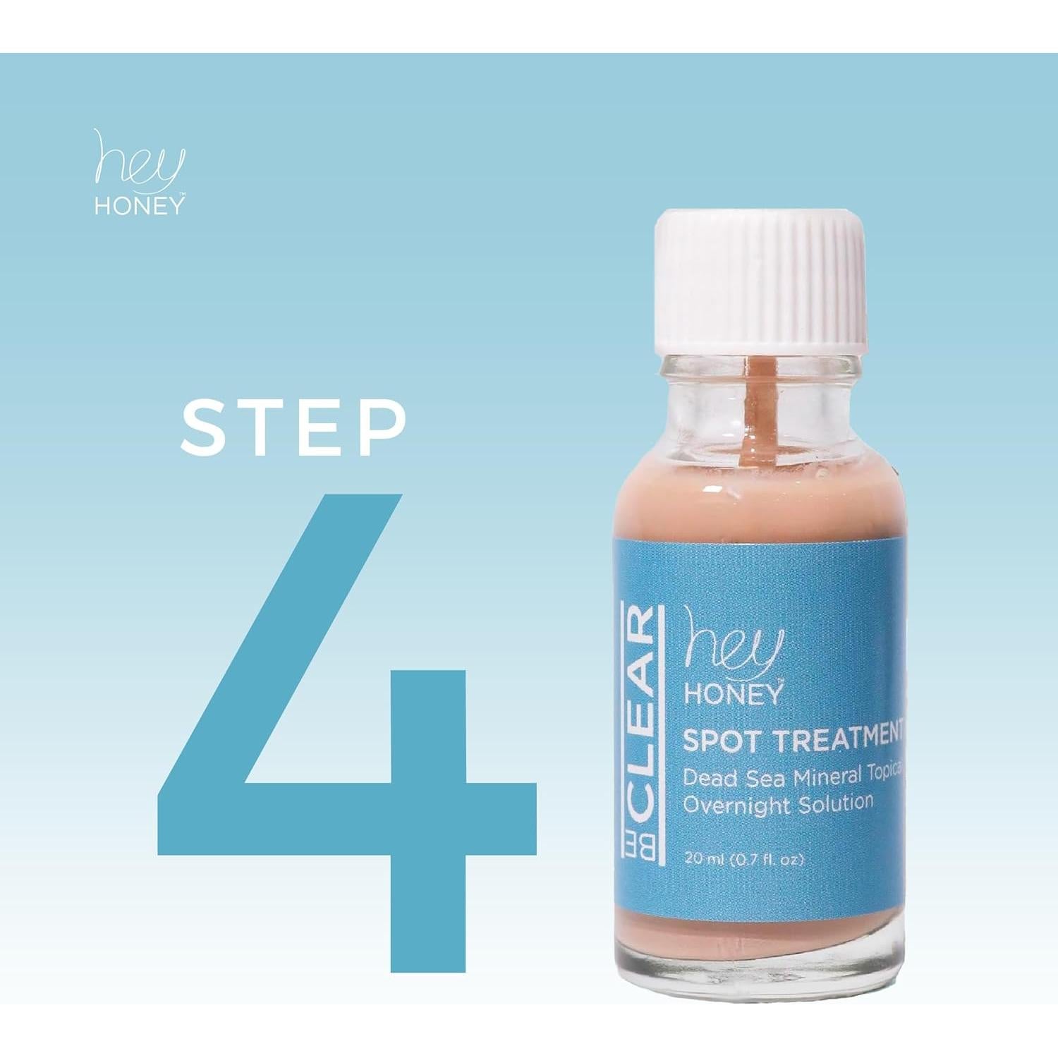 Hey Honey Be Clear - Tratamiento Nocturno para Acné 28 g