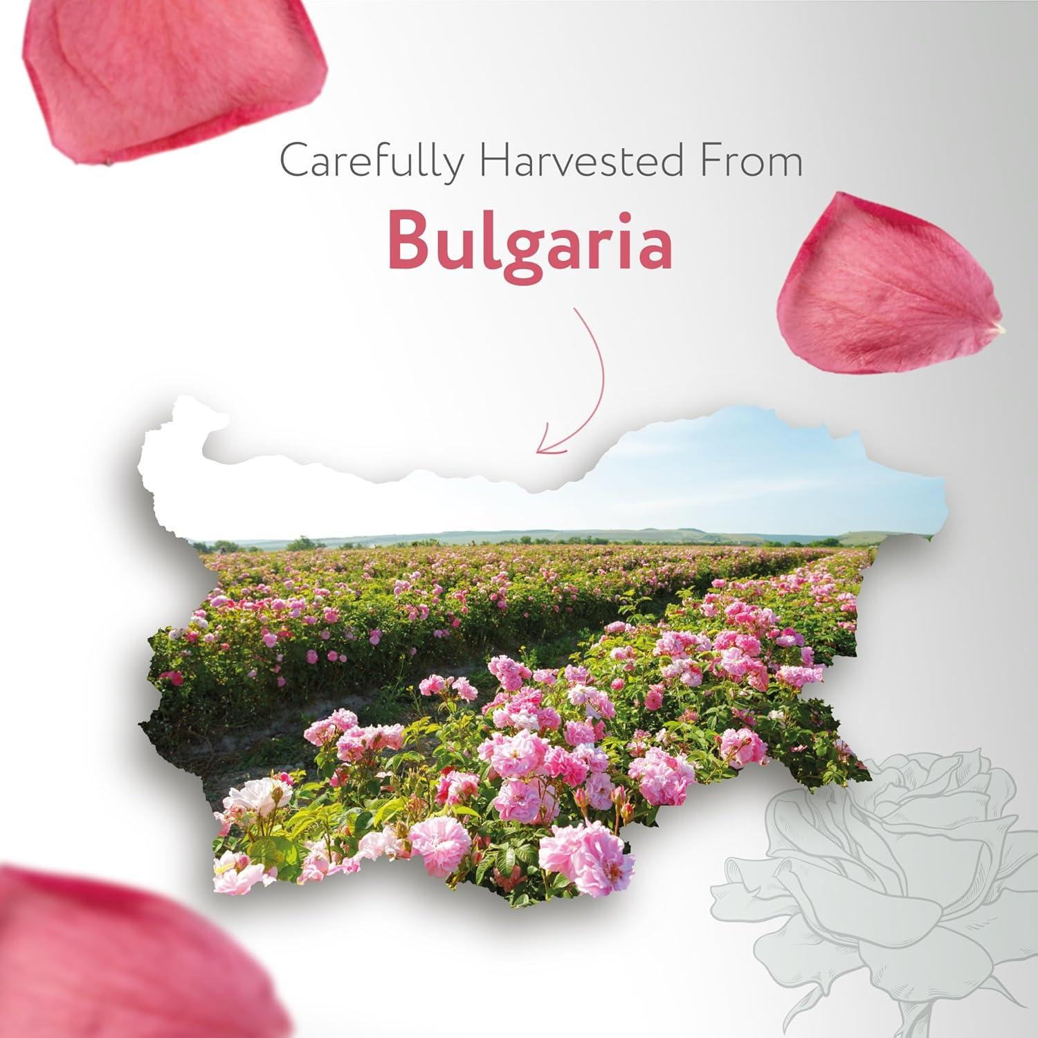 Agua de Rosa Orgánica HBNO 120ml Spray Facial y Cabello