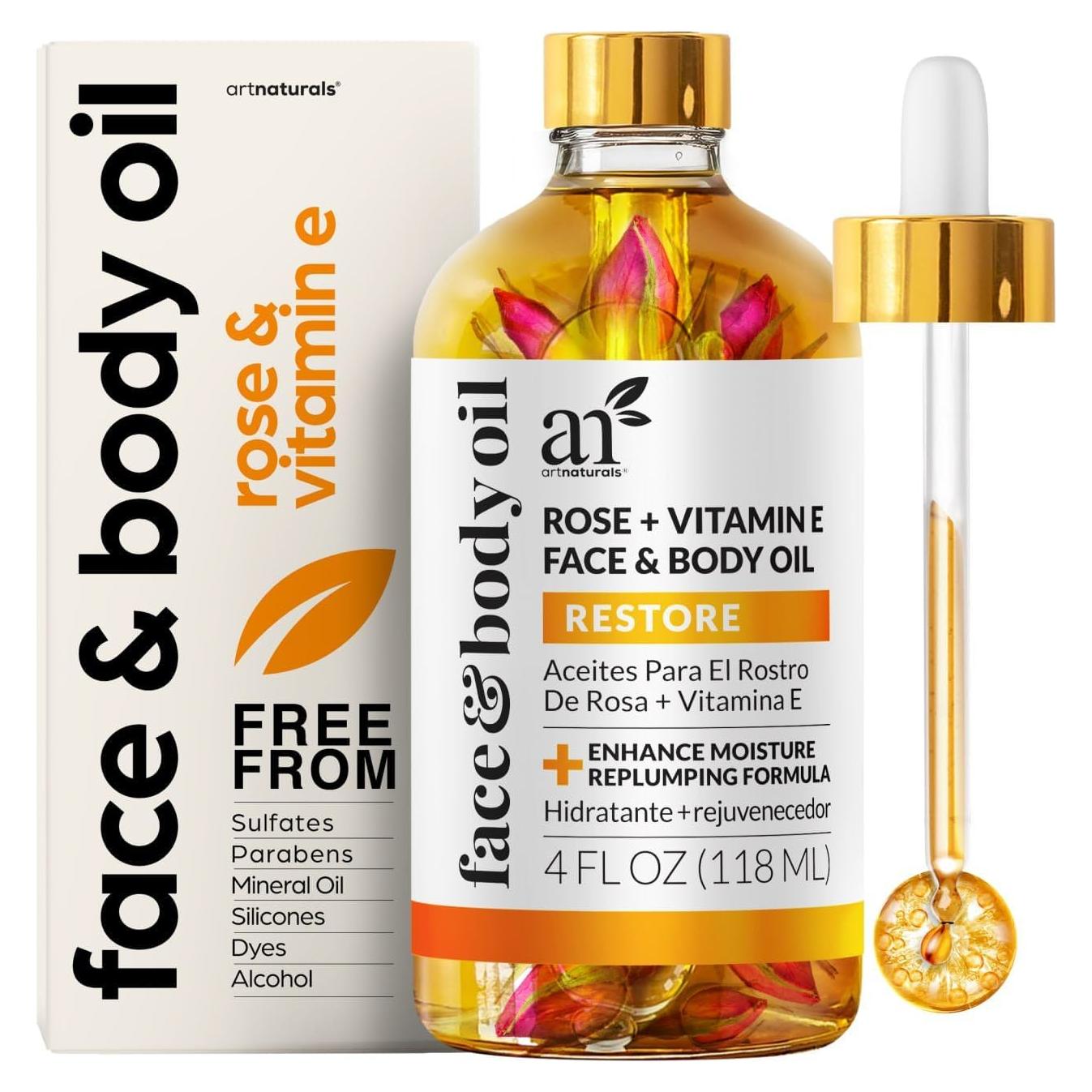 Aceite Facial Orgánico Artnaturals 113ml - Hidratante Antienvejecimiento