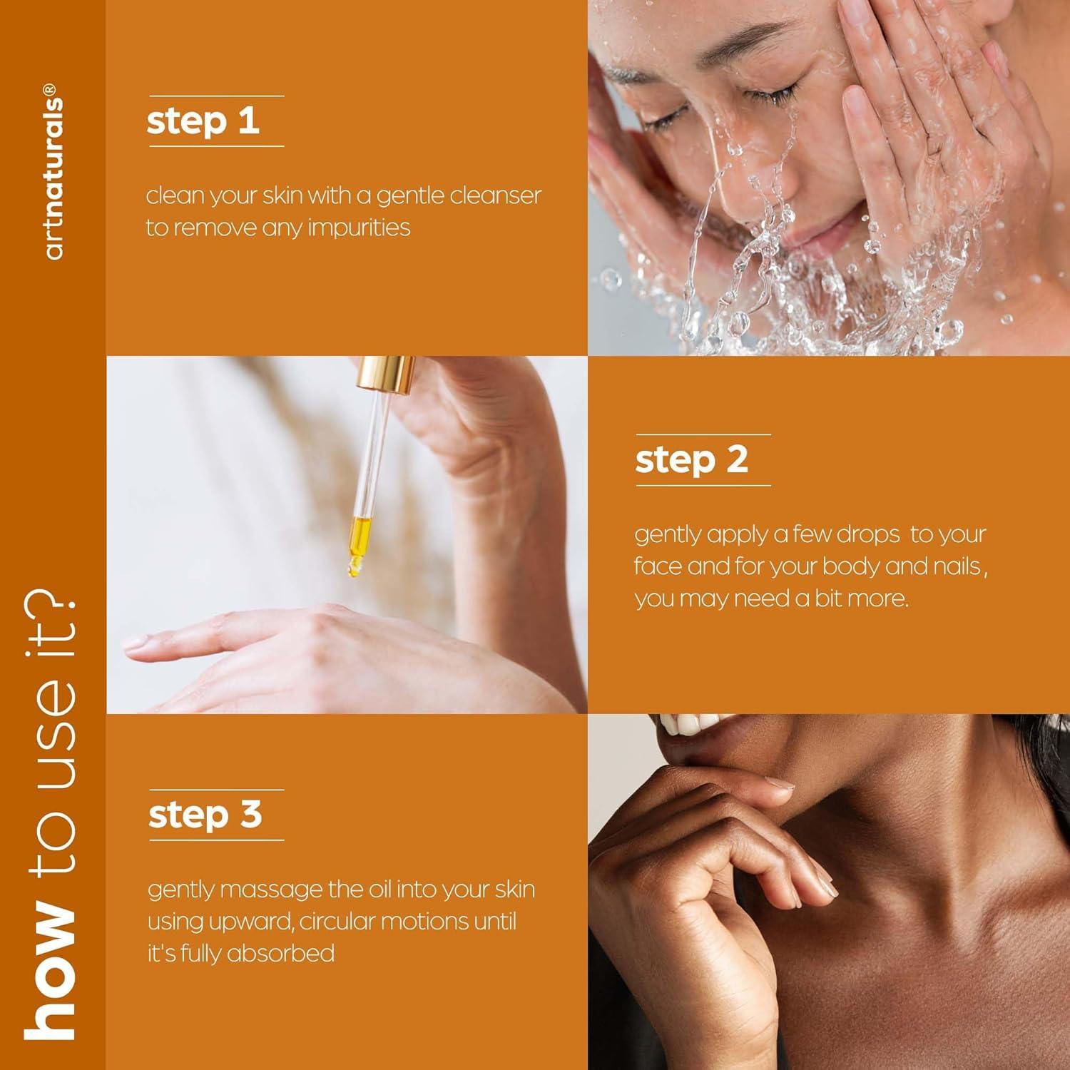 Aceite Facial Orgánico Artnaturals 113ml - Hidratante Antienvejecimiento