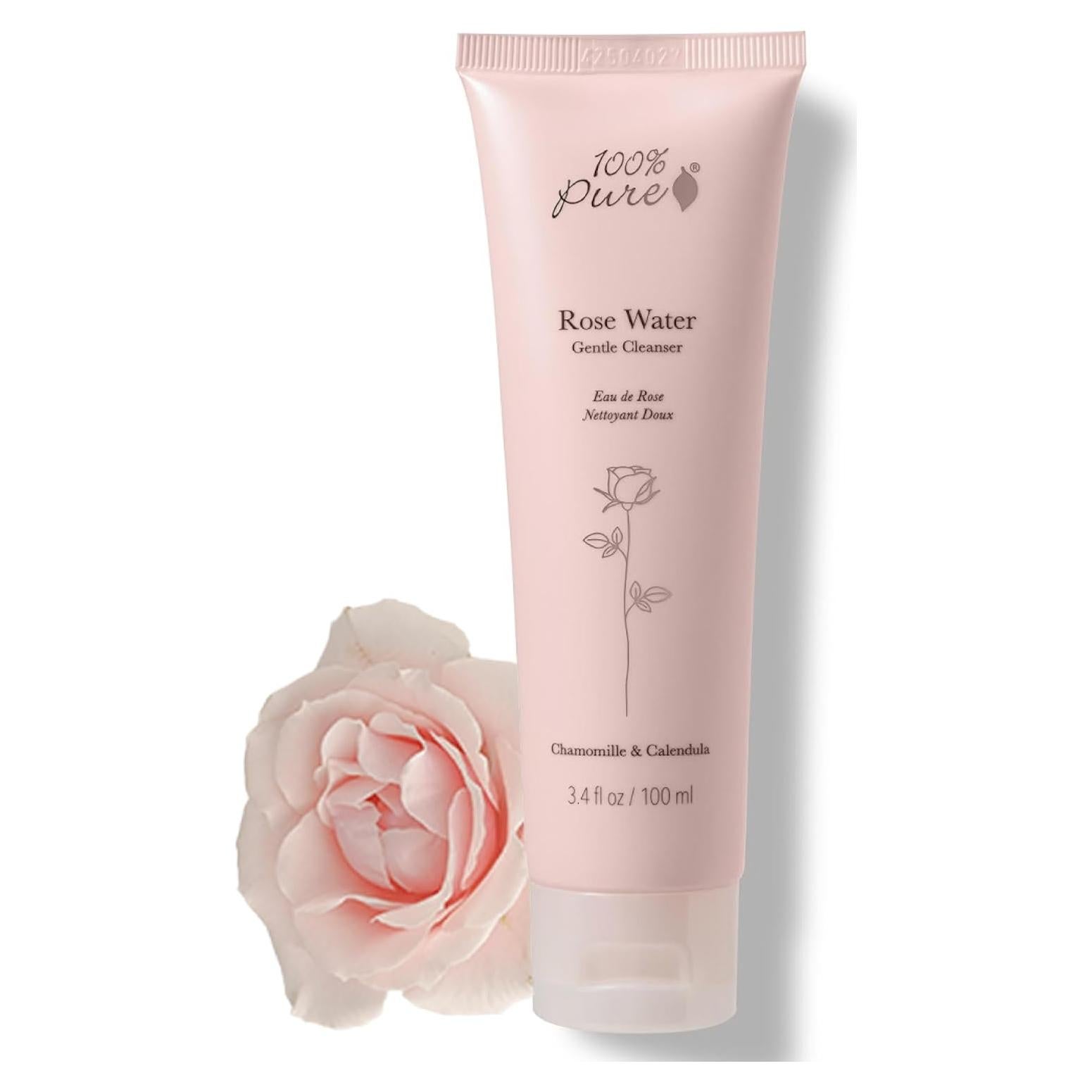 Gel Limpiador Hidratante 100% PURO Rosa y Manzanilla 190g