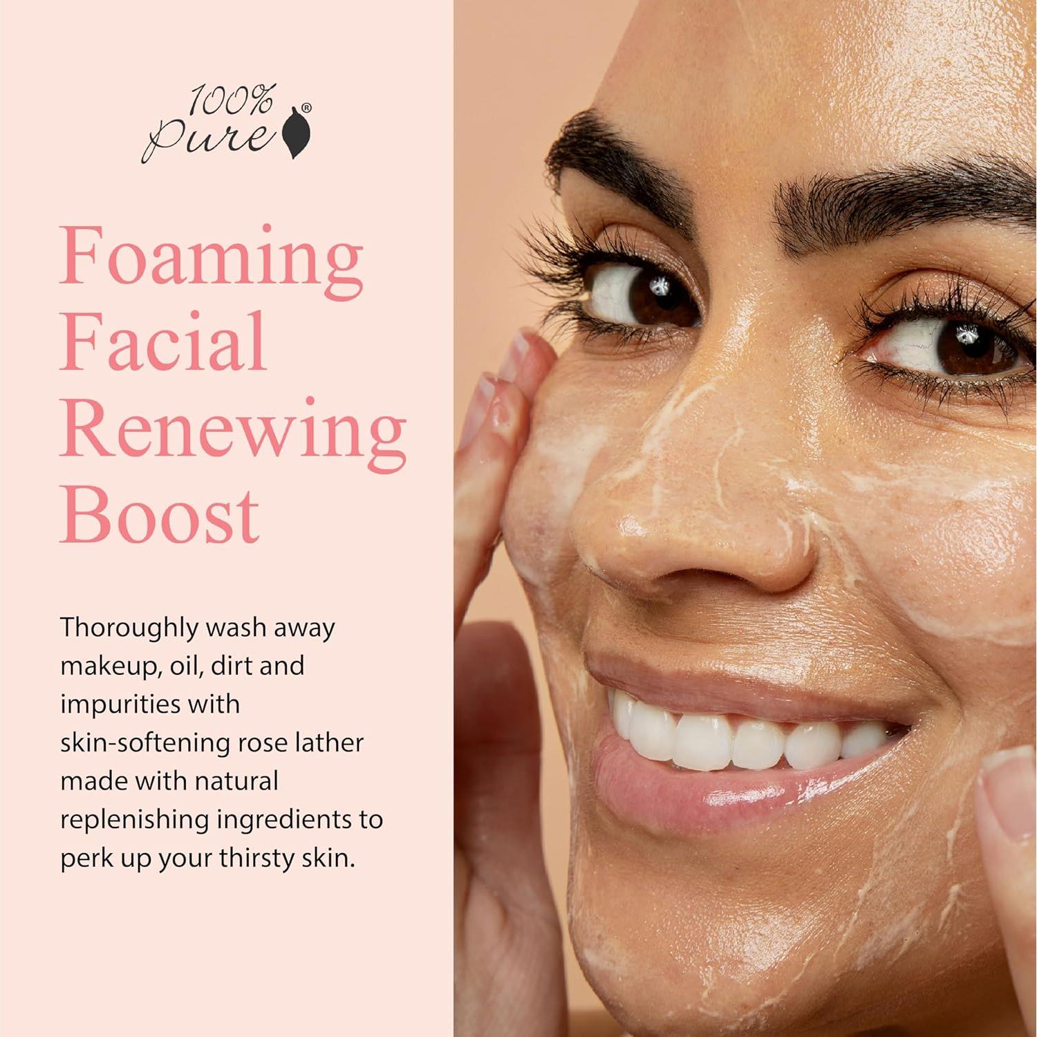 Gel Limpiador Hidratante 100% PURO Rosa y Manzanilla 190g