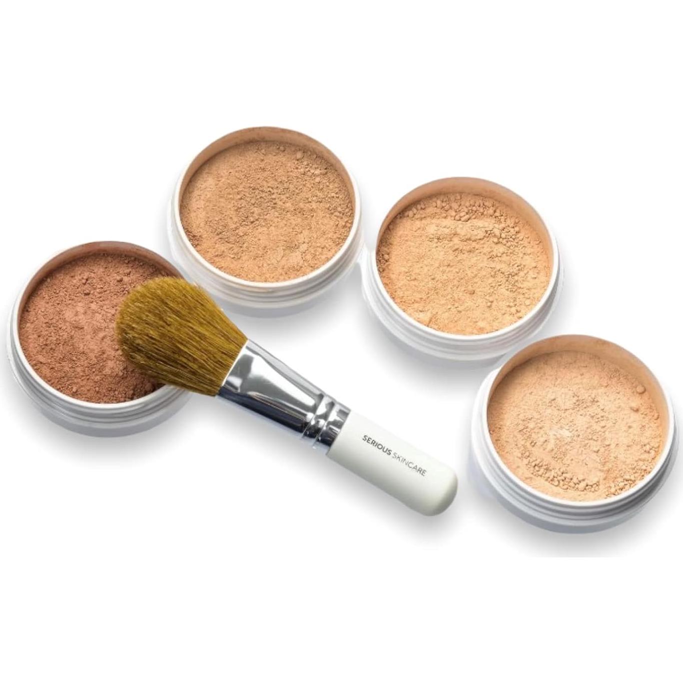 Maquillaje Mineral Suelto Serious Skincare Bella Rose SPF 15 - 14.17 g - Medio