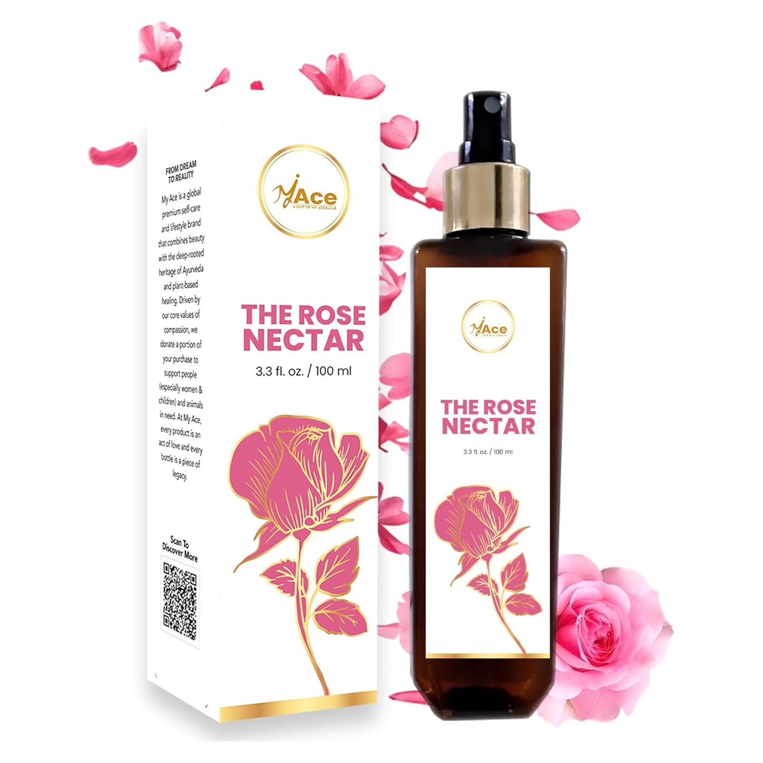 Rocío de Nectar de Rosa Vaishnavi 100 ml - Hidratante Facial